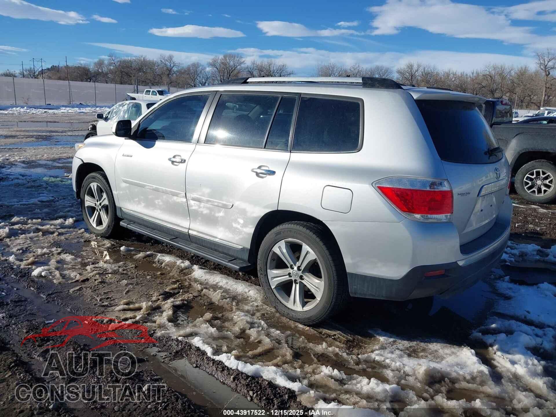 TOYOTA HIGHLANDER 2012 - 5TDDK3EH6CS131673