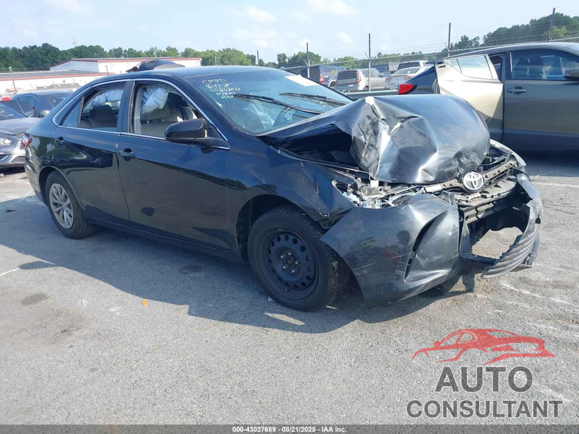 TOYOTA CAMRY 2016 - 4T1BF1FK1GU262033