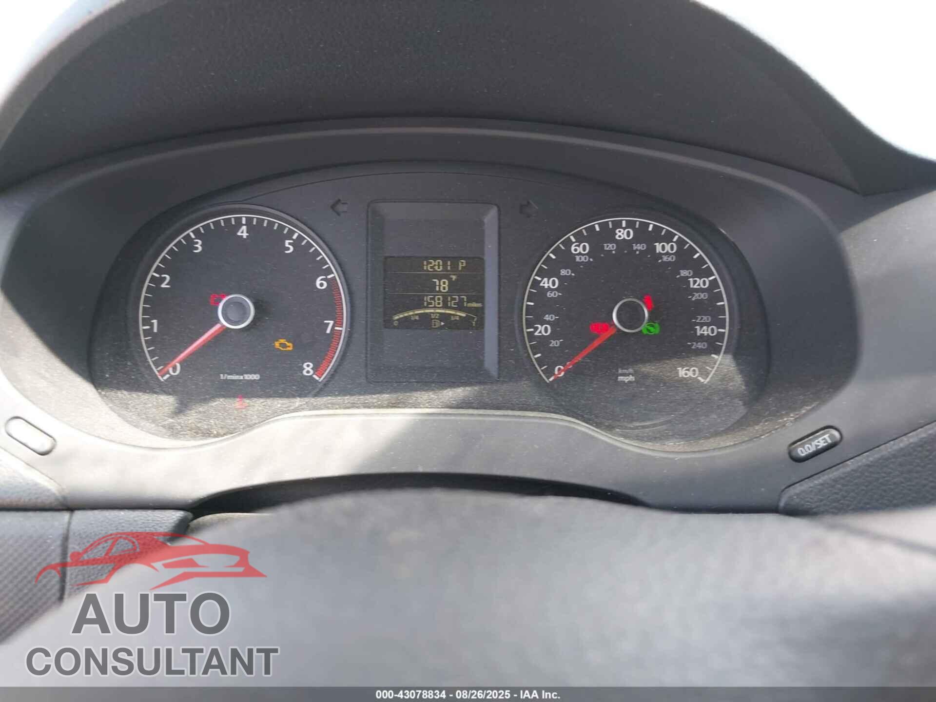VOLKSWAGEN JETTA 2013 - 3VW2K7AJ0DM362316