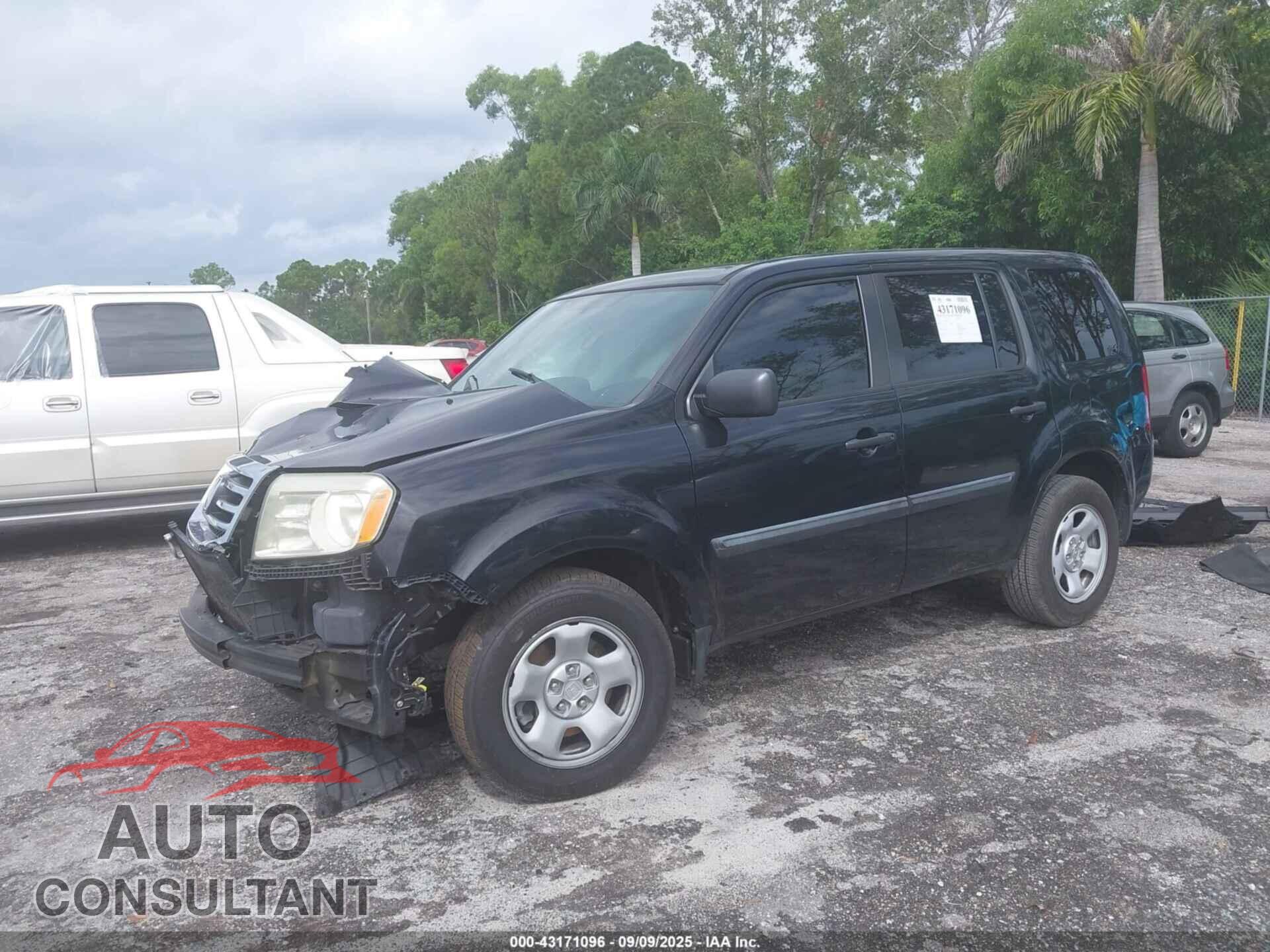 HONDA PILOT 2015 - 5FNYF3H22FB023573