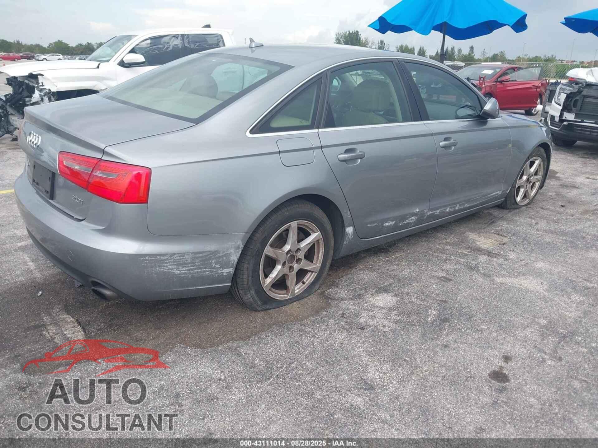 AUDI A6 2012 - WAUCFAFCXCN171362