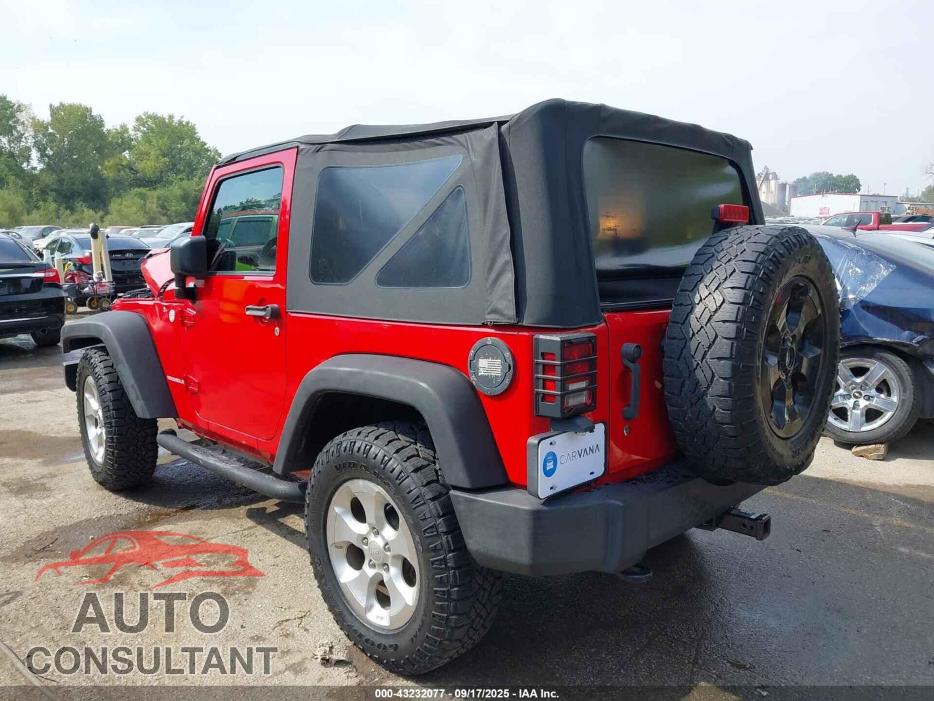 JEEP WRANGLER 2011 - 1J4AA2D10BL503264