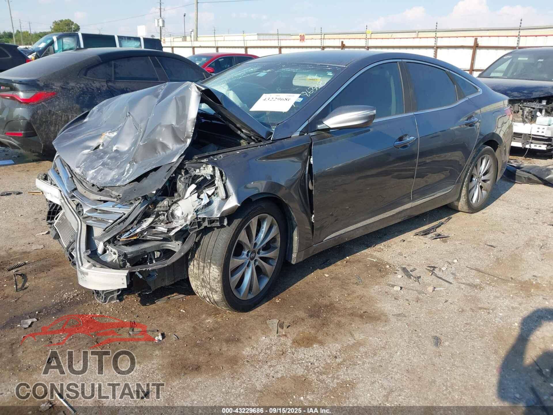 HYUNDAI AZERA 2013 - KMHFG4JG3DA323902