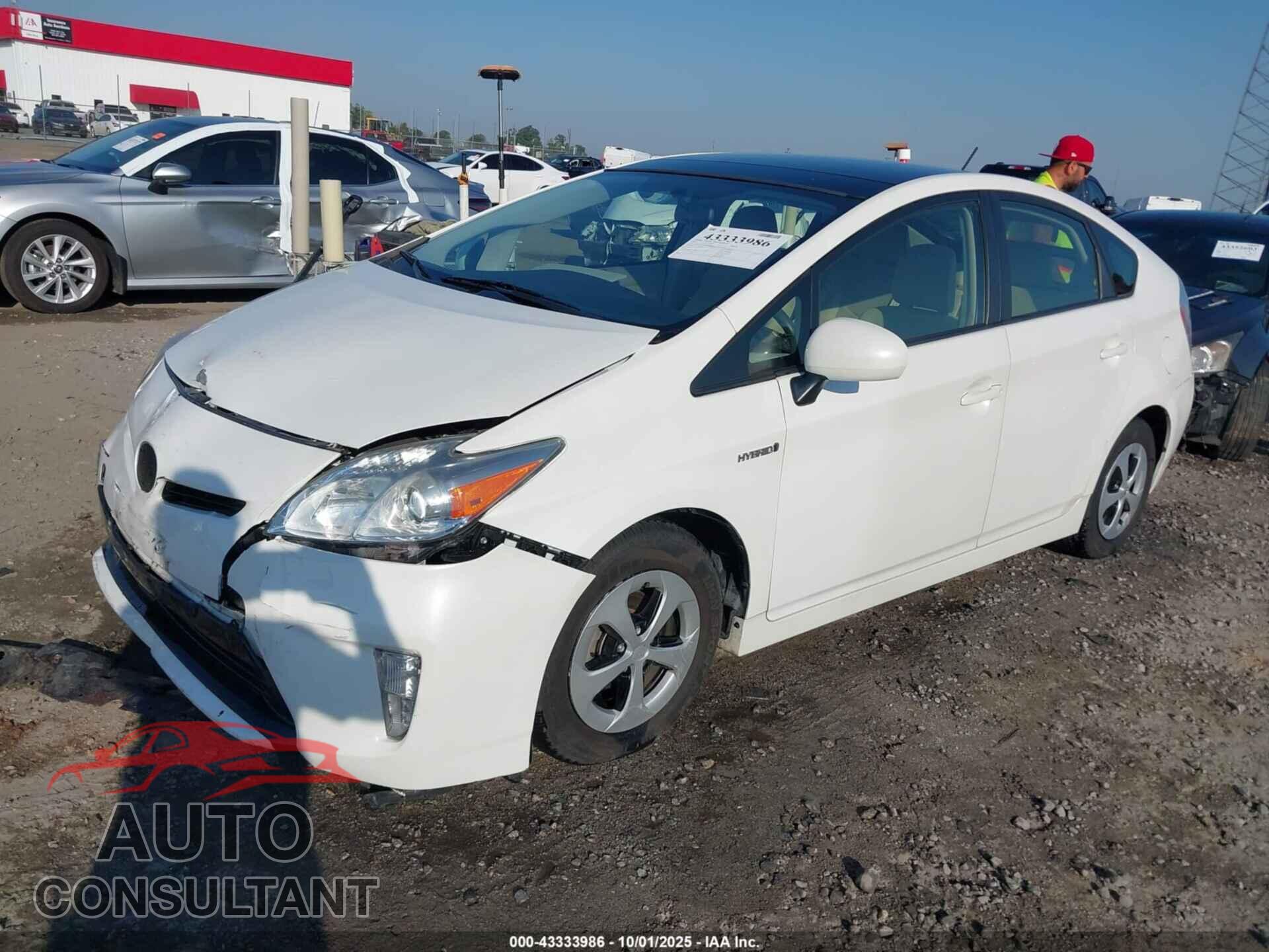 TOYOTA PRIUS 2013 - JTDKN3DU7D5582910