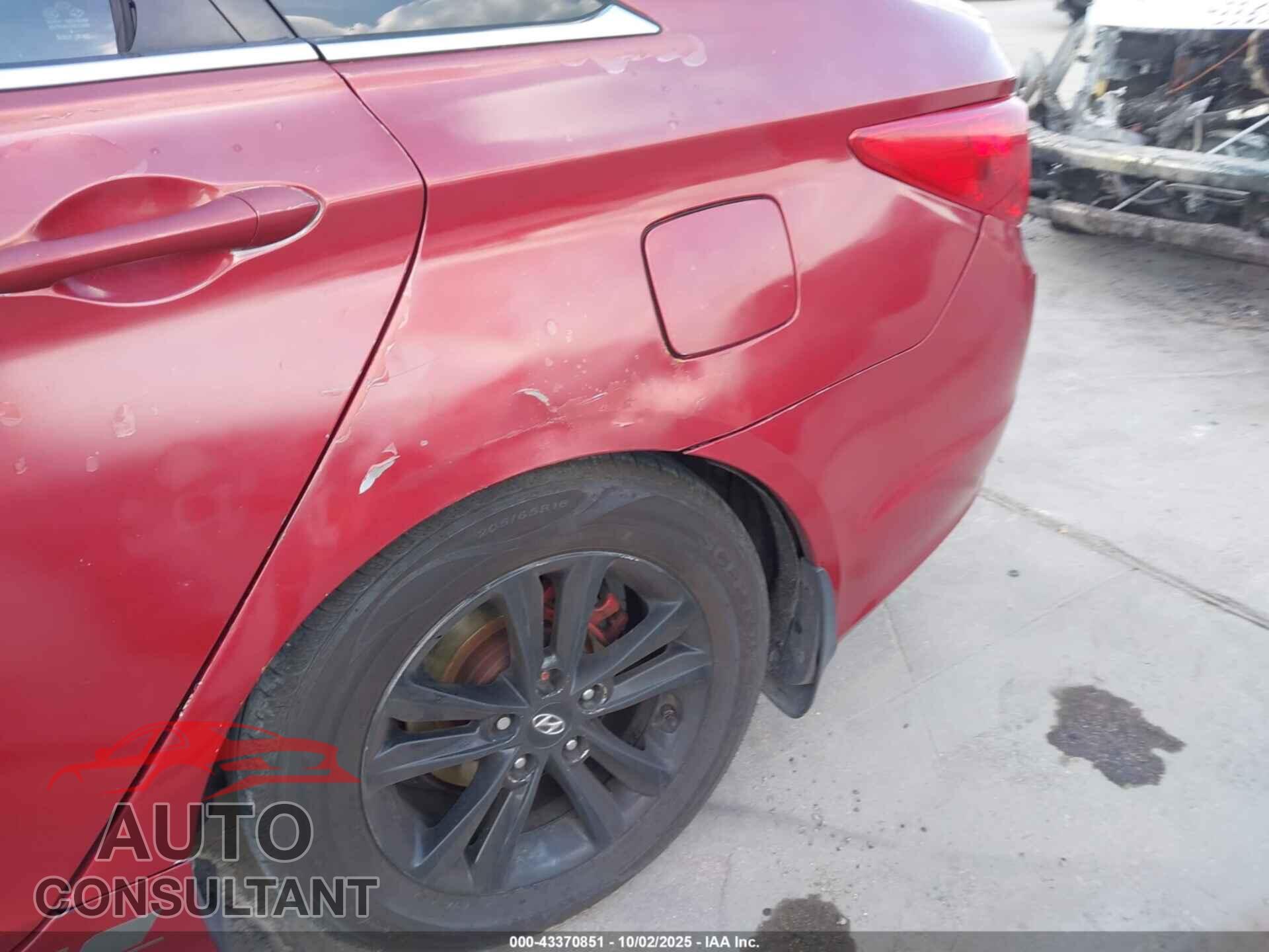 HYUNDAI SONATA 2012 - 5NPEB4AC9CH467408