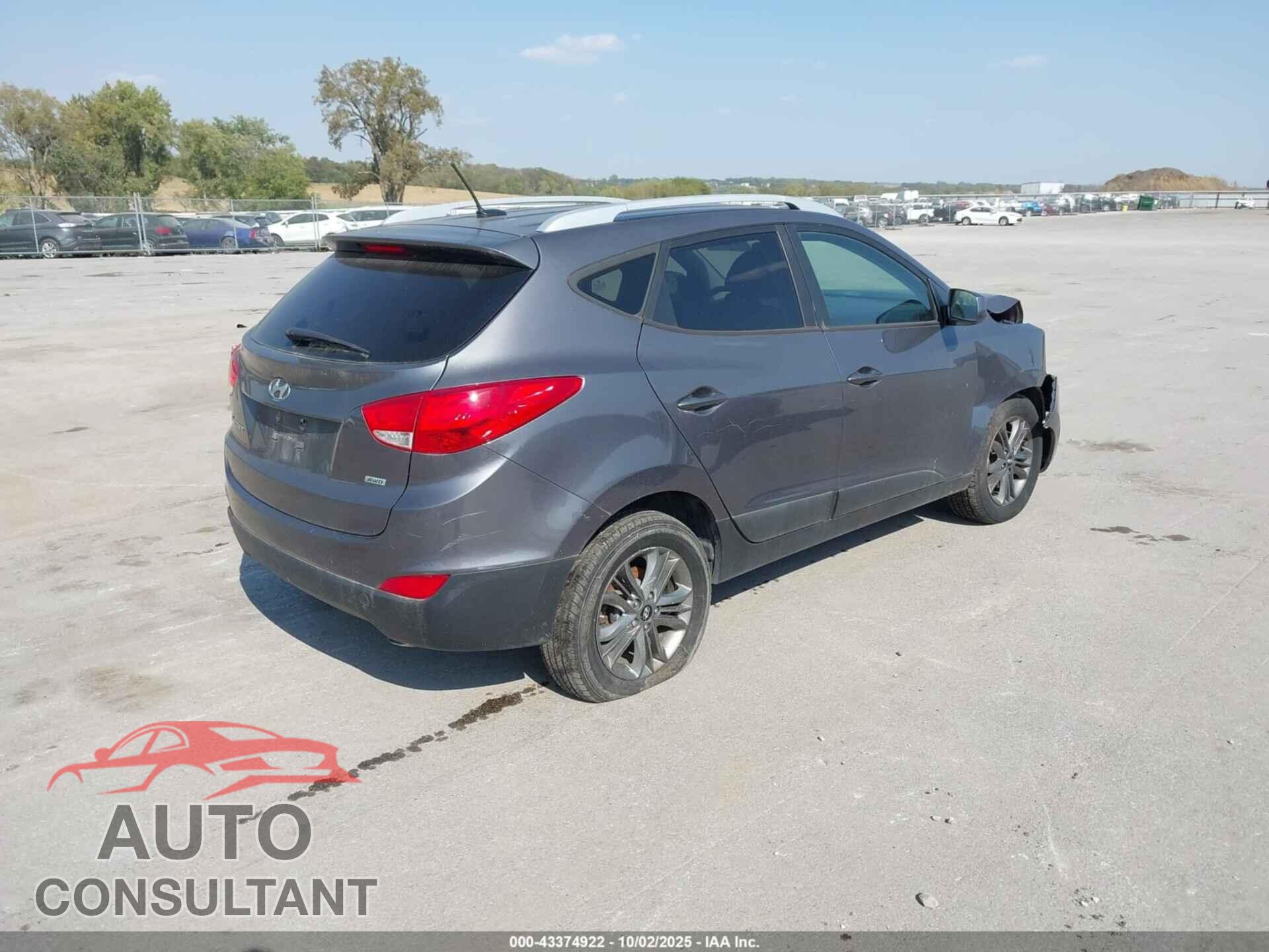 HYUNDAI TUCSON 2014 - KM8JUCAG8EU855126