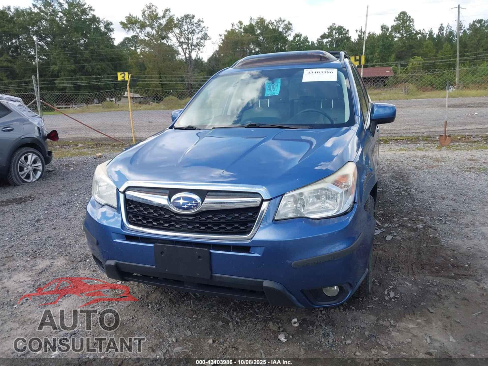 SUBARU FORESTER 2015 - JF2SJAKC2FH518240