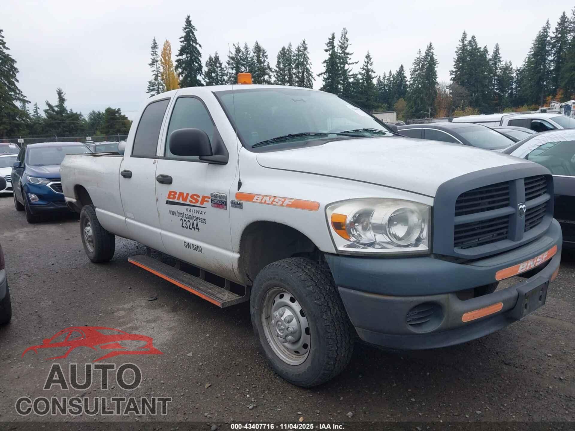 DODGE RAM 2500 2009 - 3D3KS28T69G544757