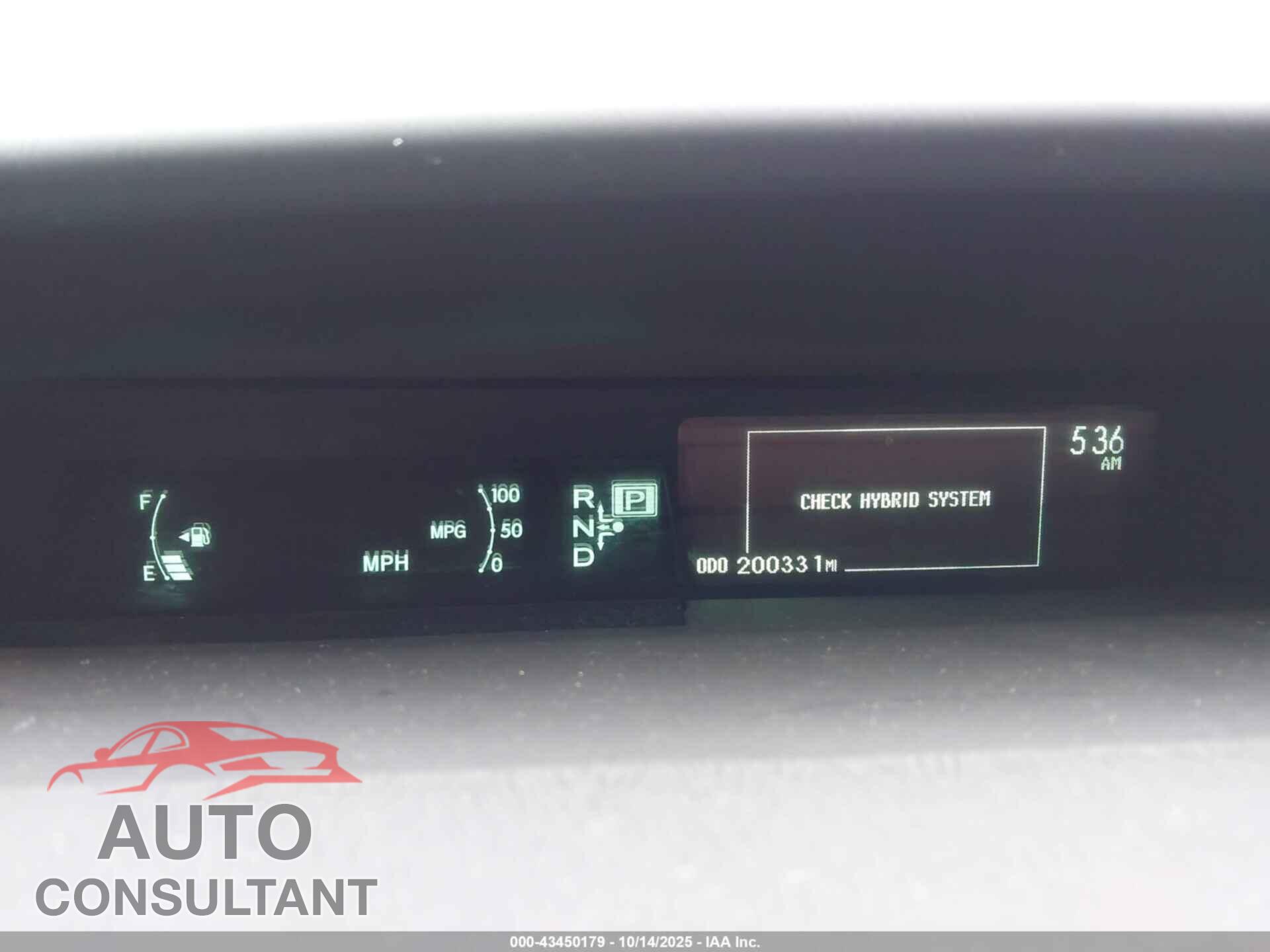 TOYOTA PRIUS 2011 - JTDKN3DU9B0253474