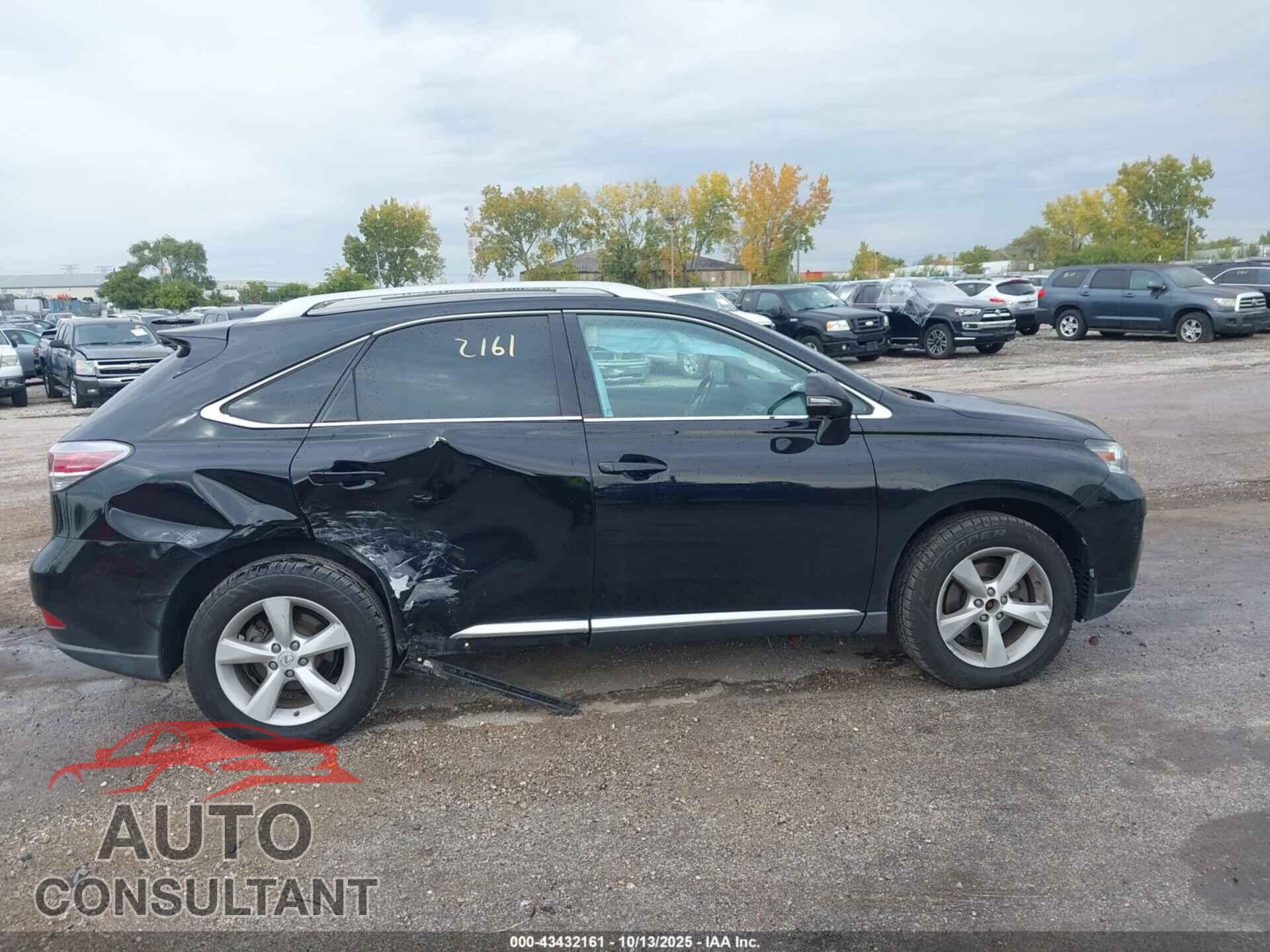 LEXUS RX 350 2013 - 2T2BK1BAXDC160392