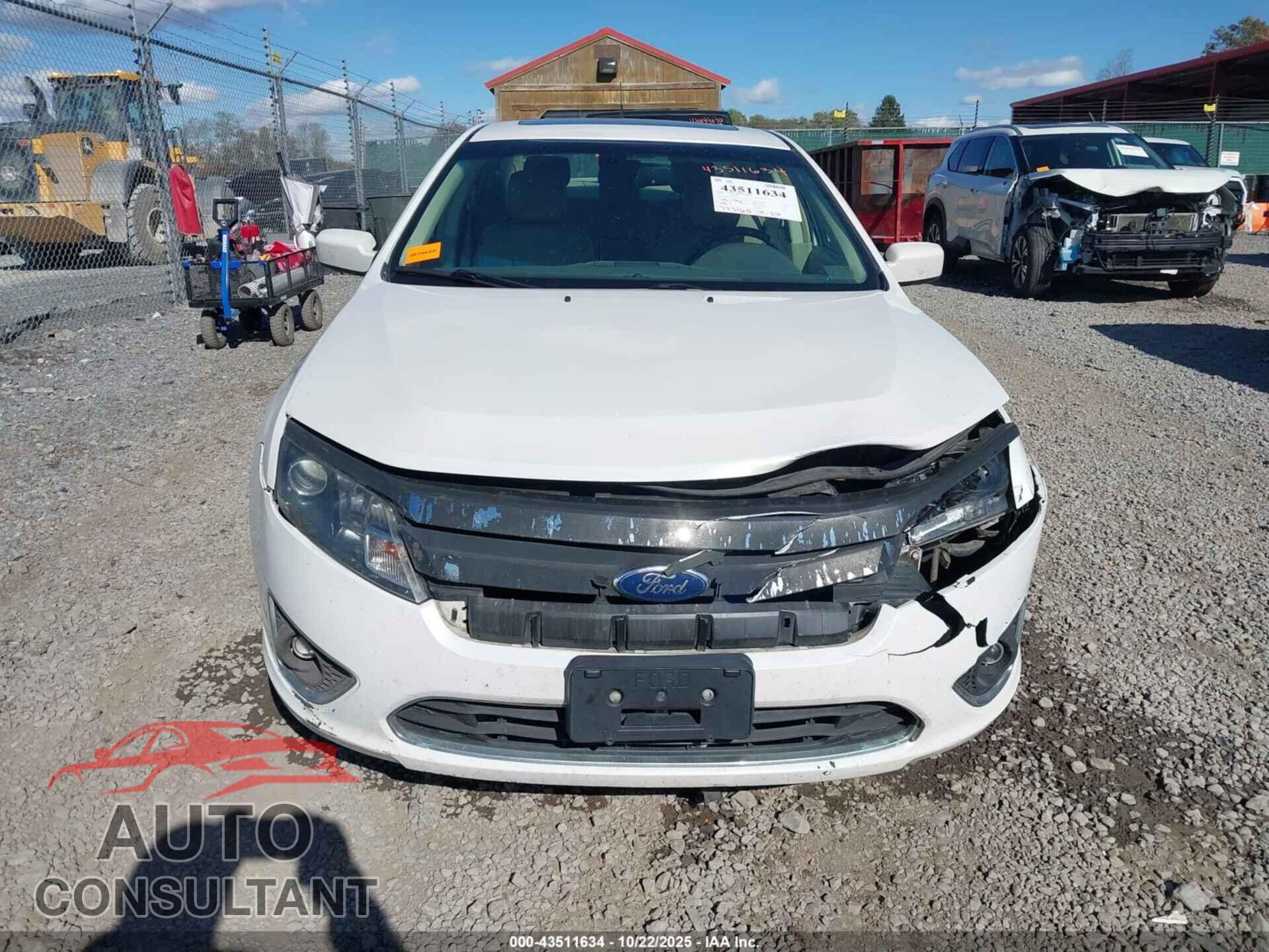 FORD FUSION 2011 - 3FAHP0JG8BR208629