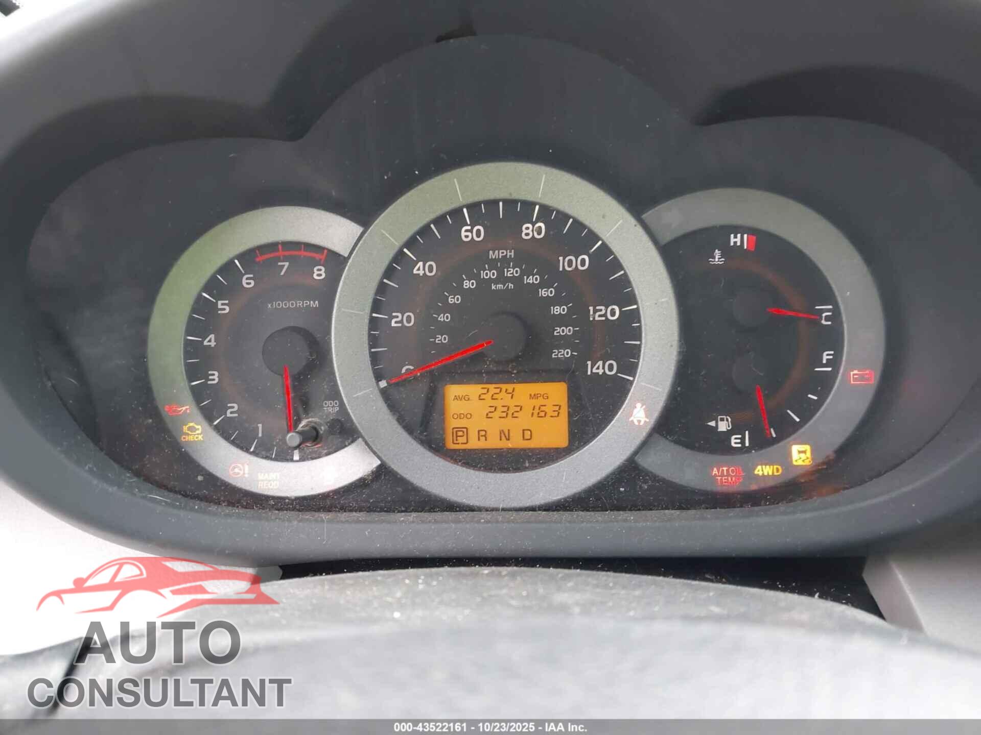 TOYOTA RAV4 2011 - 2T3JF4DV4BW102514