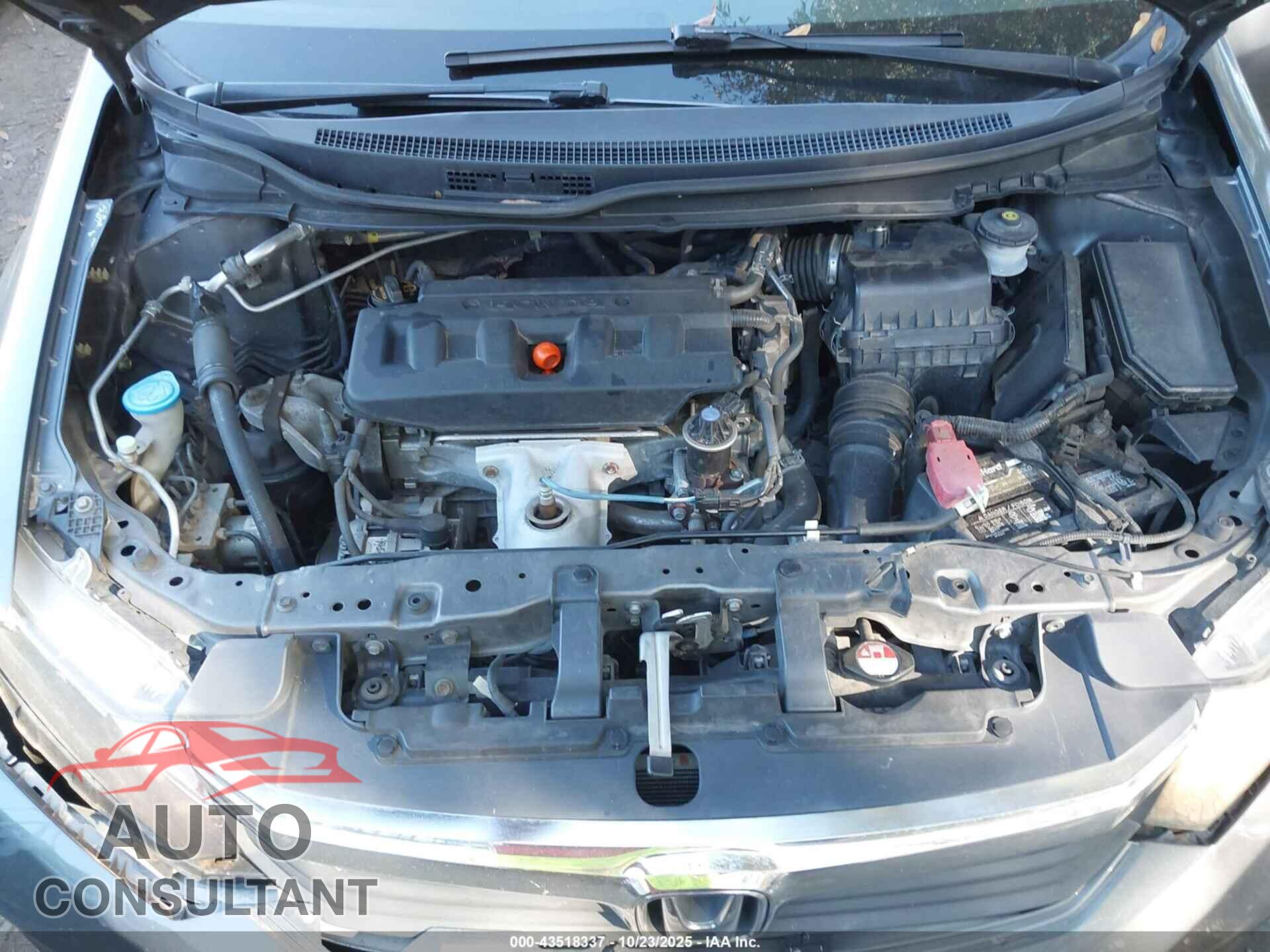 HONDA CIVIC 2012 - 19XFB2F81CE106045