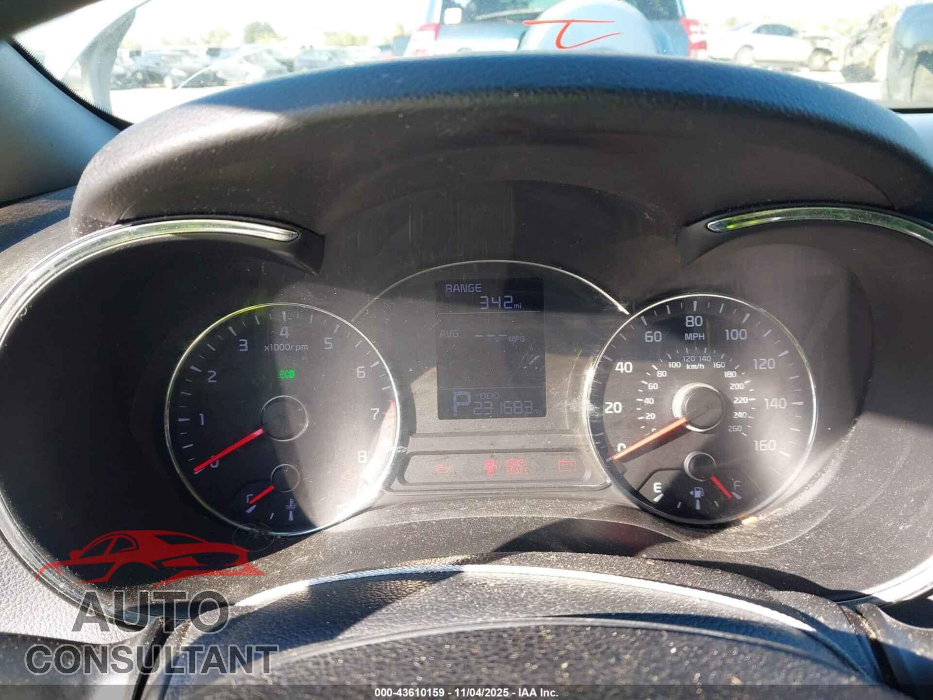 KIA FORTE 2016 - KNAFK4A69G5487370