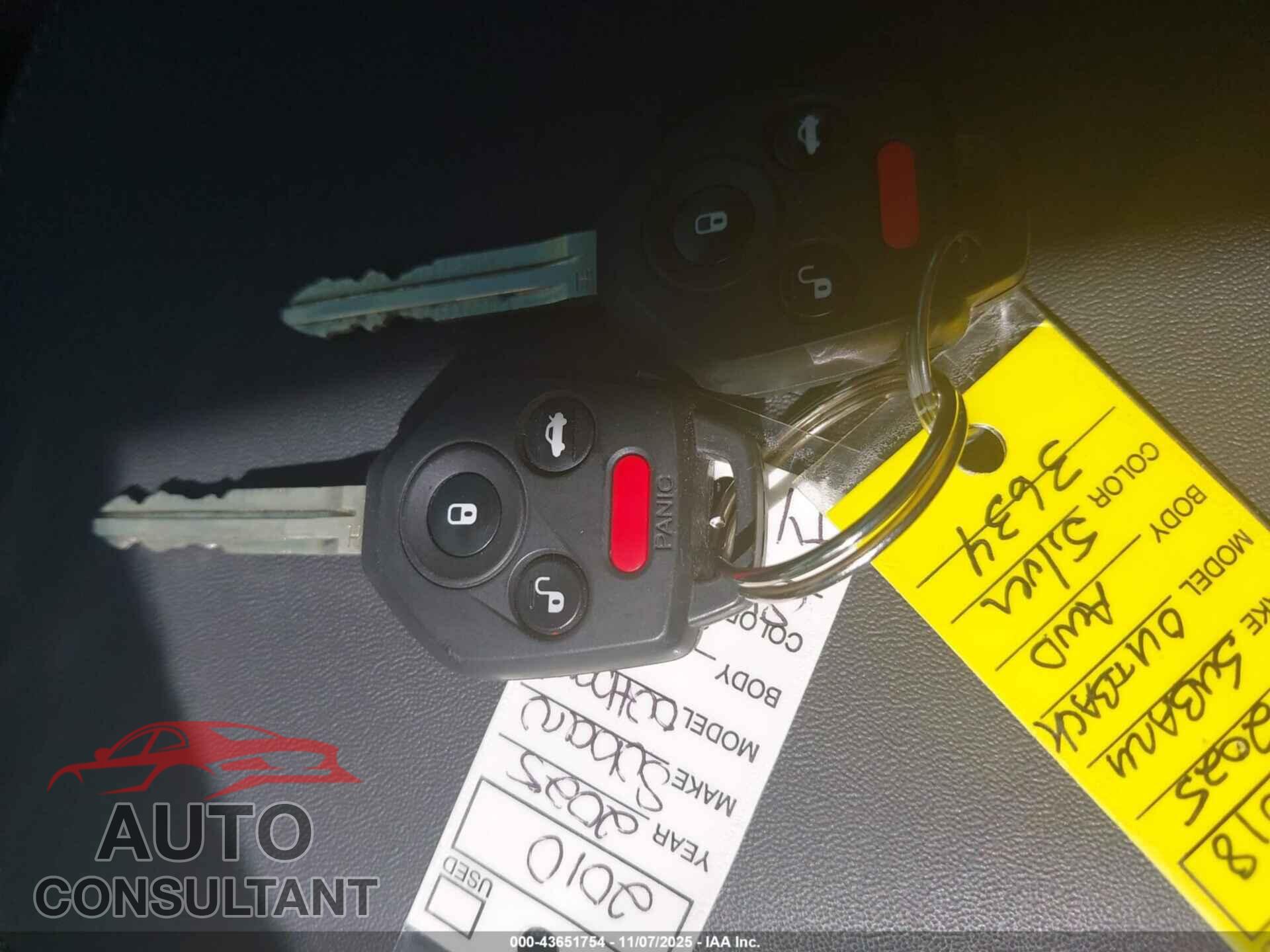 SUBARU OUTBACK 2025 - 4S4BTAAC4S3211018