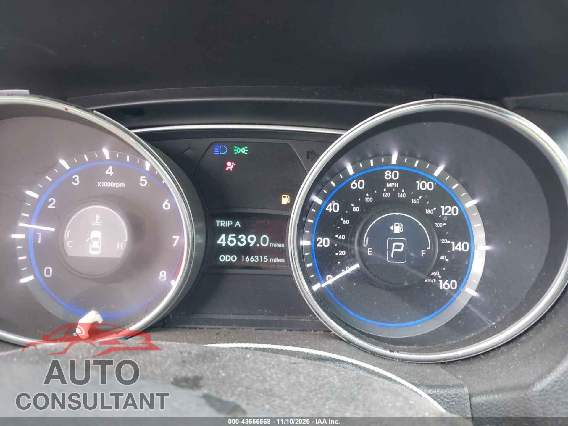 HYUNDAI SONATA 2013 - 5NPEB4AC0DH791493