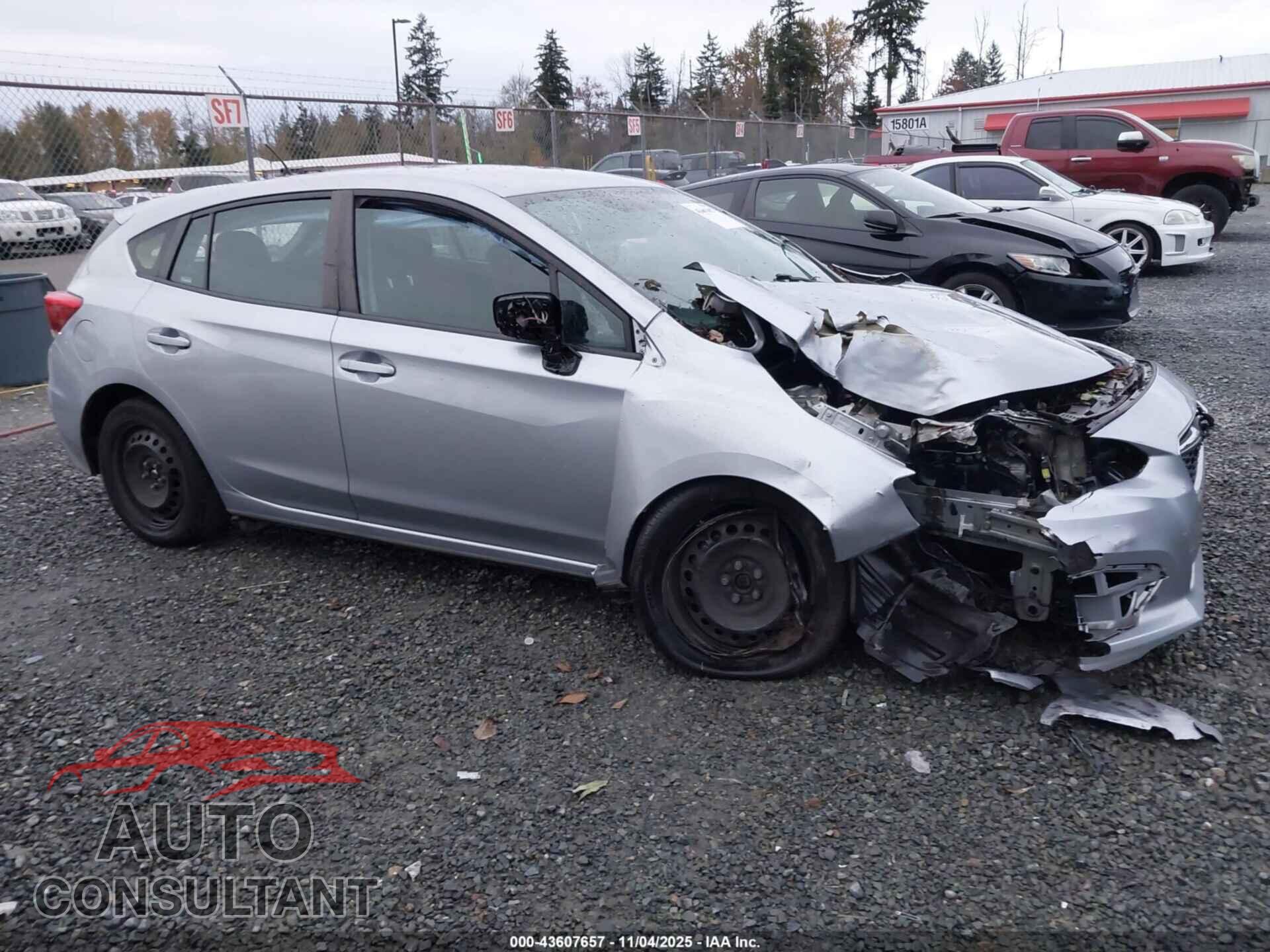 SUBARU IMPREZA 2018 - 4S3GTAA62J3702738