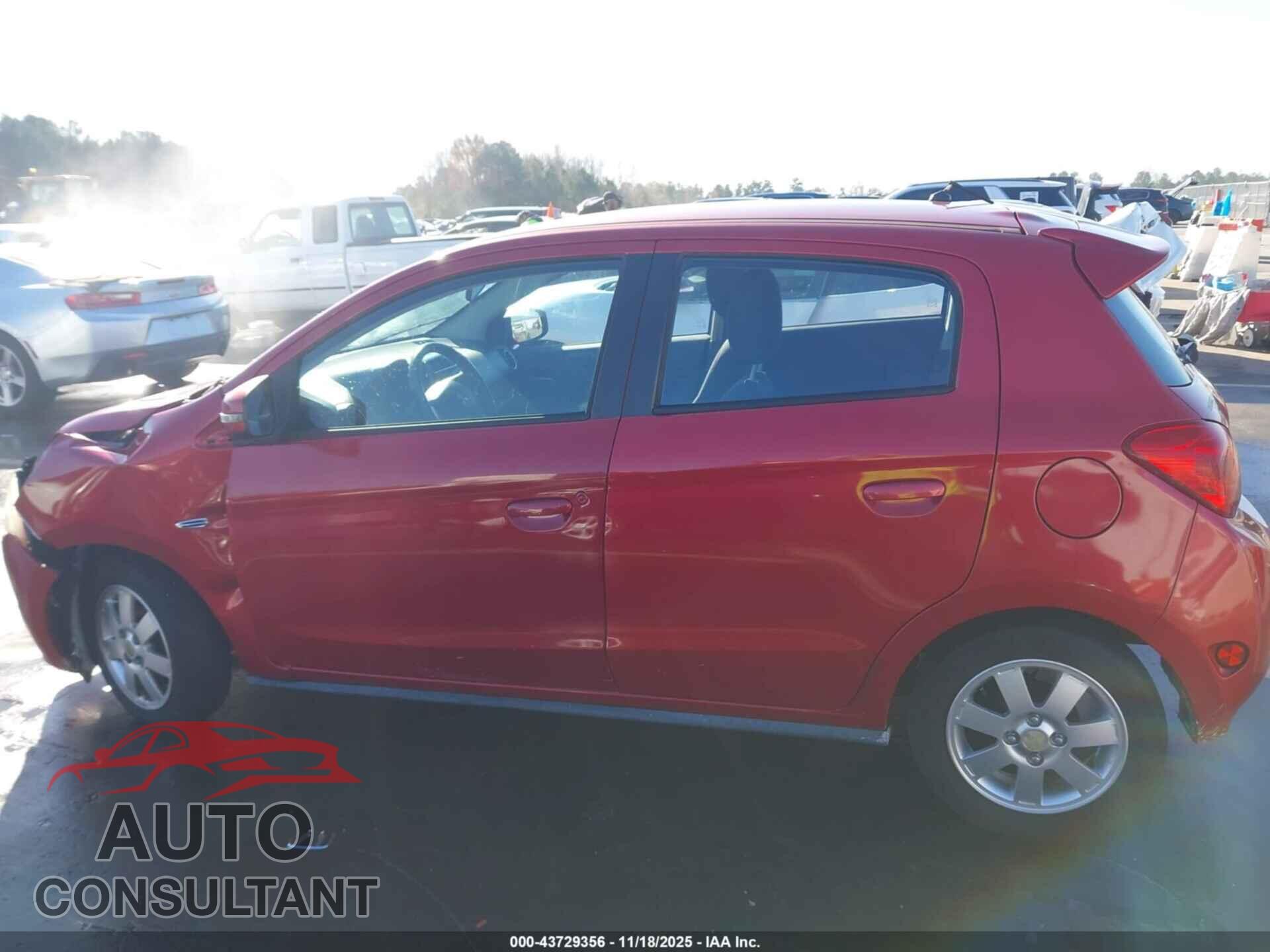 MITSUBISHI MIRAGE 2015 - ML32A4HJ7FH056895