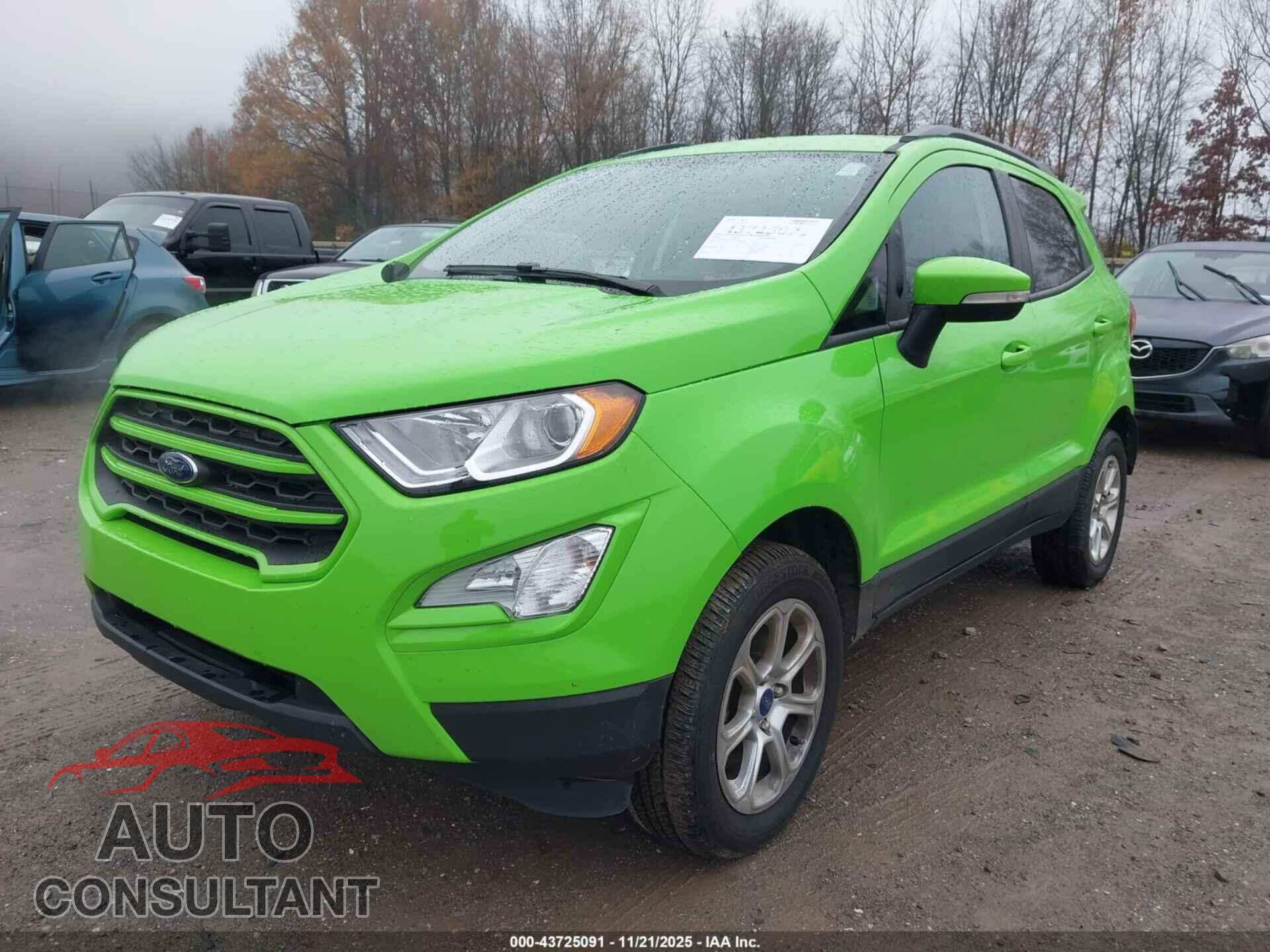 FORD ECOSPORT 2021 - MAJ6S3GL2MC451219