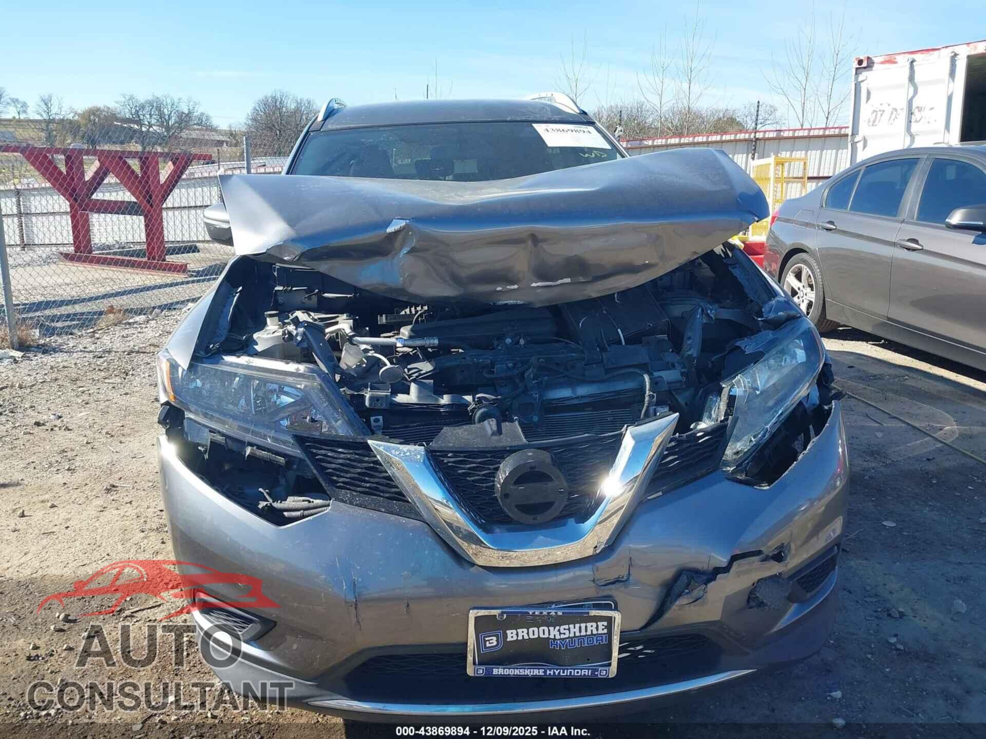 NISSAN ROGUE 2015 - KNMAT2MV0FP514069