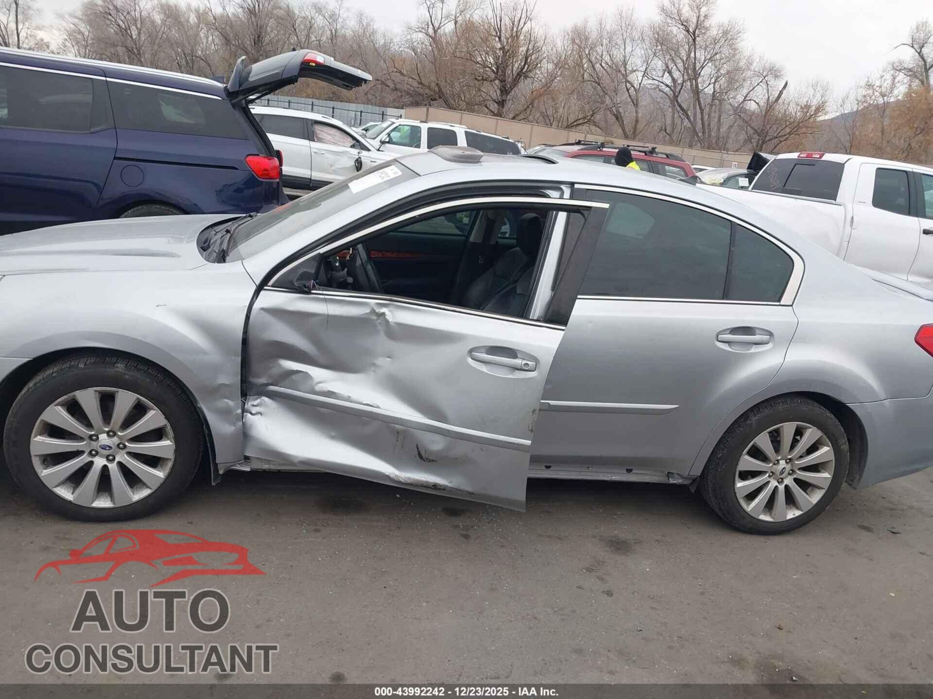 SUBARU LEGACY 2012 - 4S3BMBK65C3012853