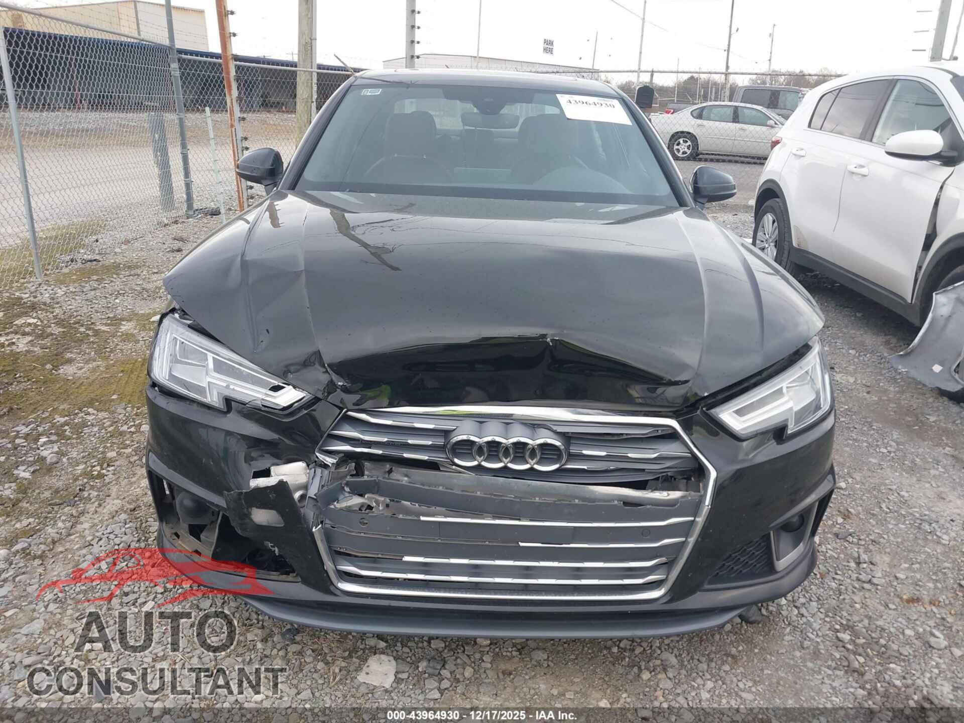 AUDI A4 2019 - WAUENAF43KN019491