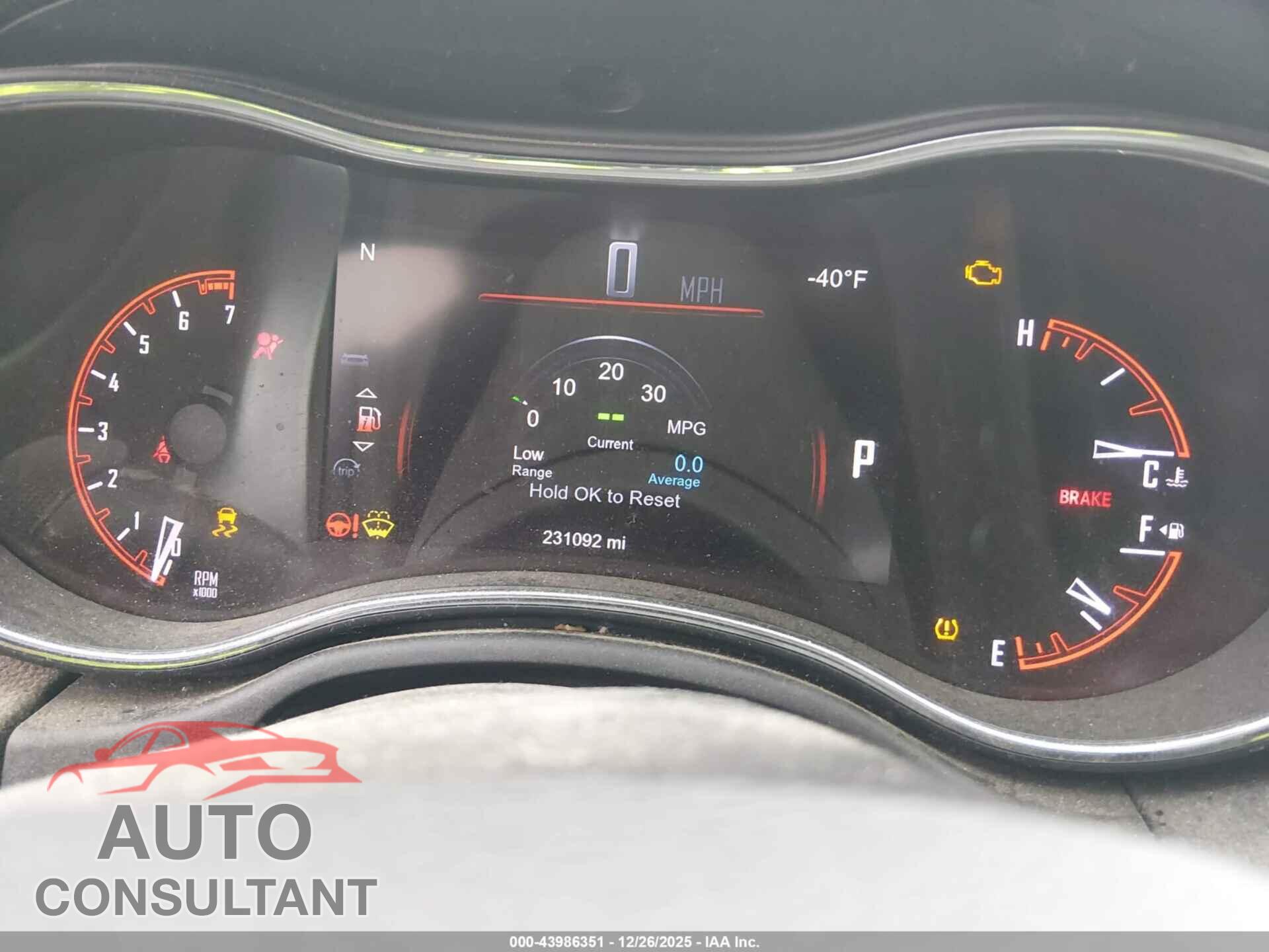 DODGE DURANGO 2014 - 1C4RDJDG5EC973065