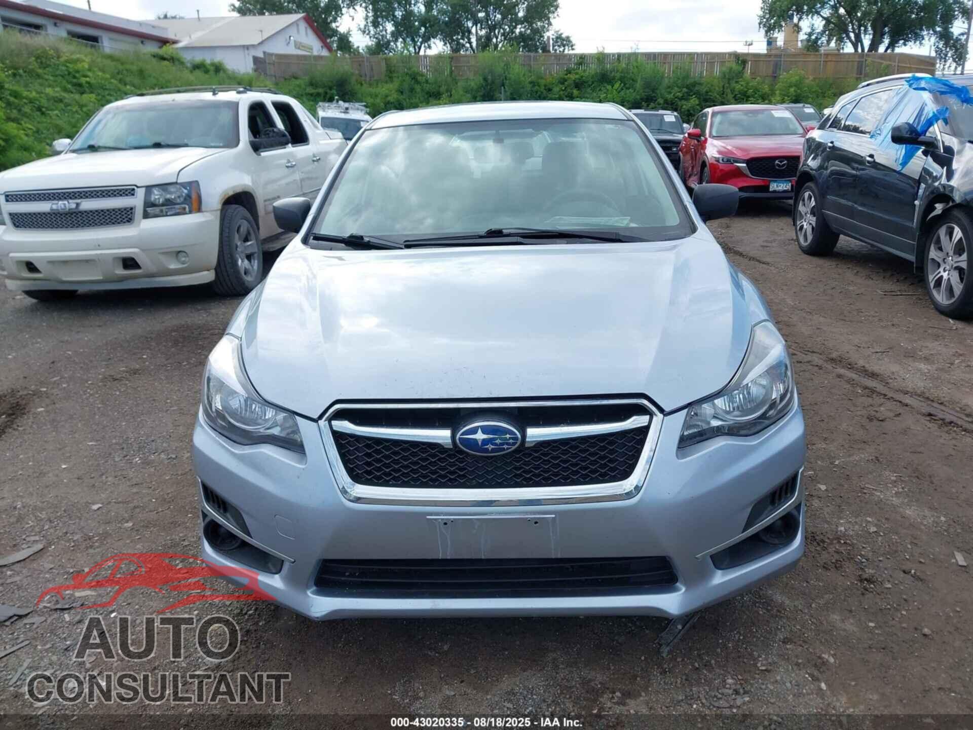 SUBARU IMPREZA 2016 - JF1GJAA61GH004080