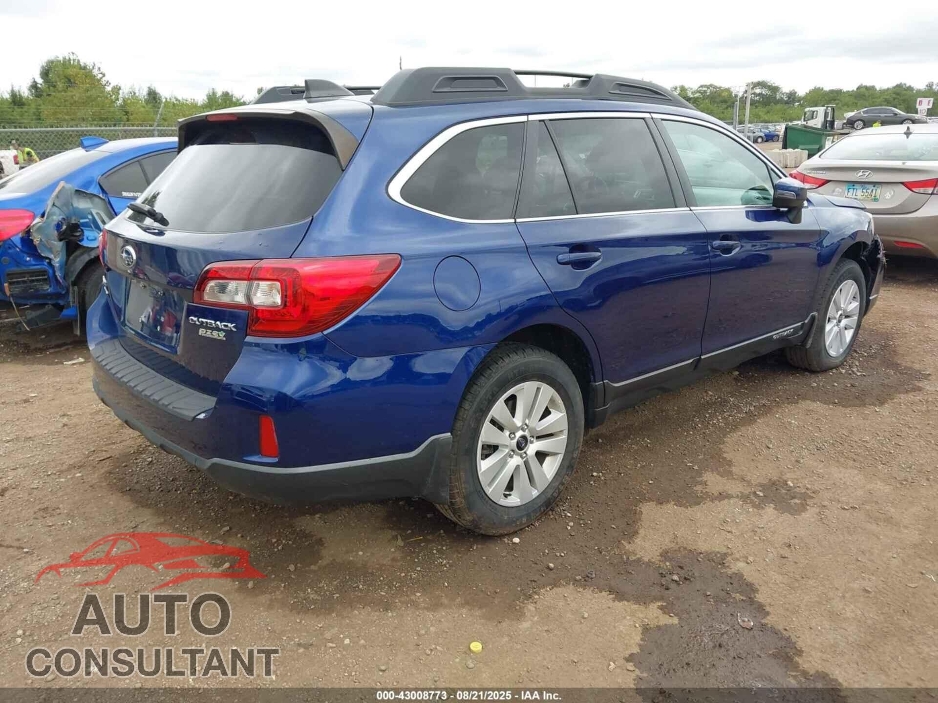 SUBARU OUTBACK 2017 - 4S4BSAFC4H3202338