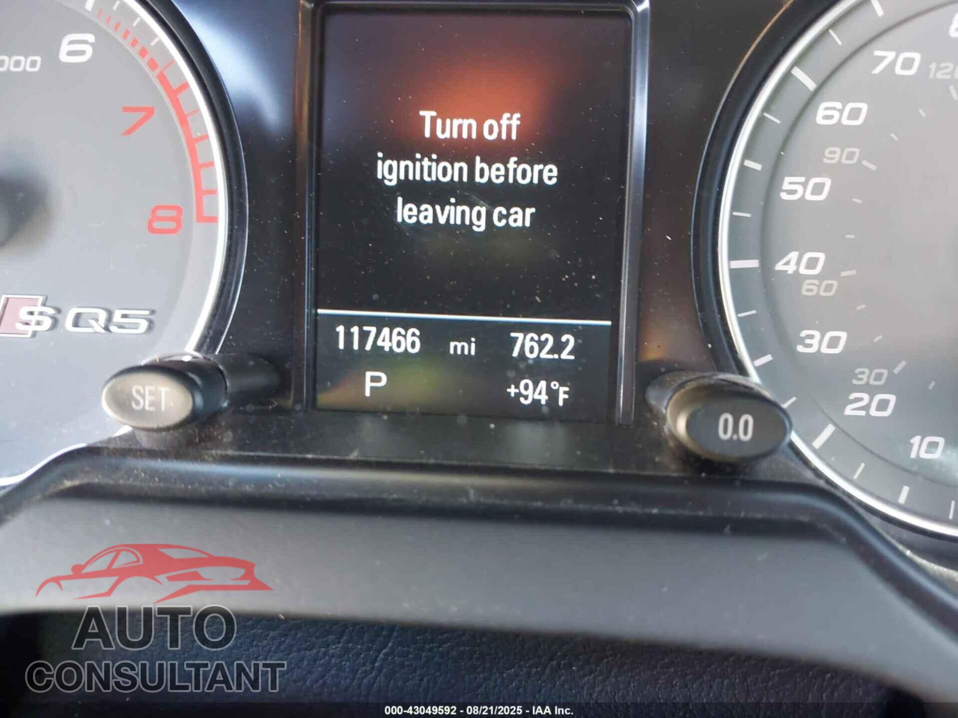 AUDI SQ5 2015 - WA1CGAFP3FA046437