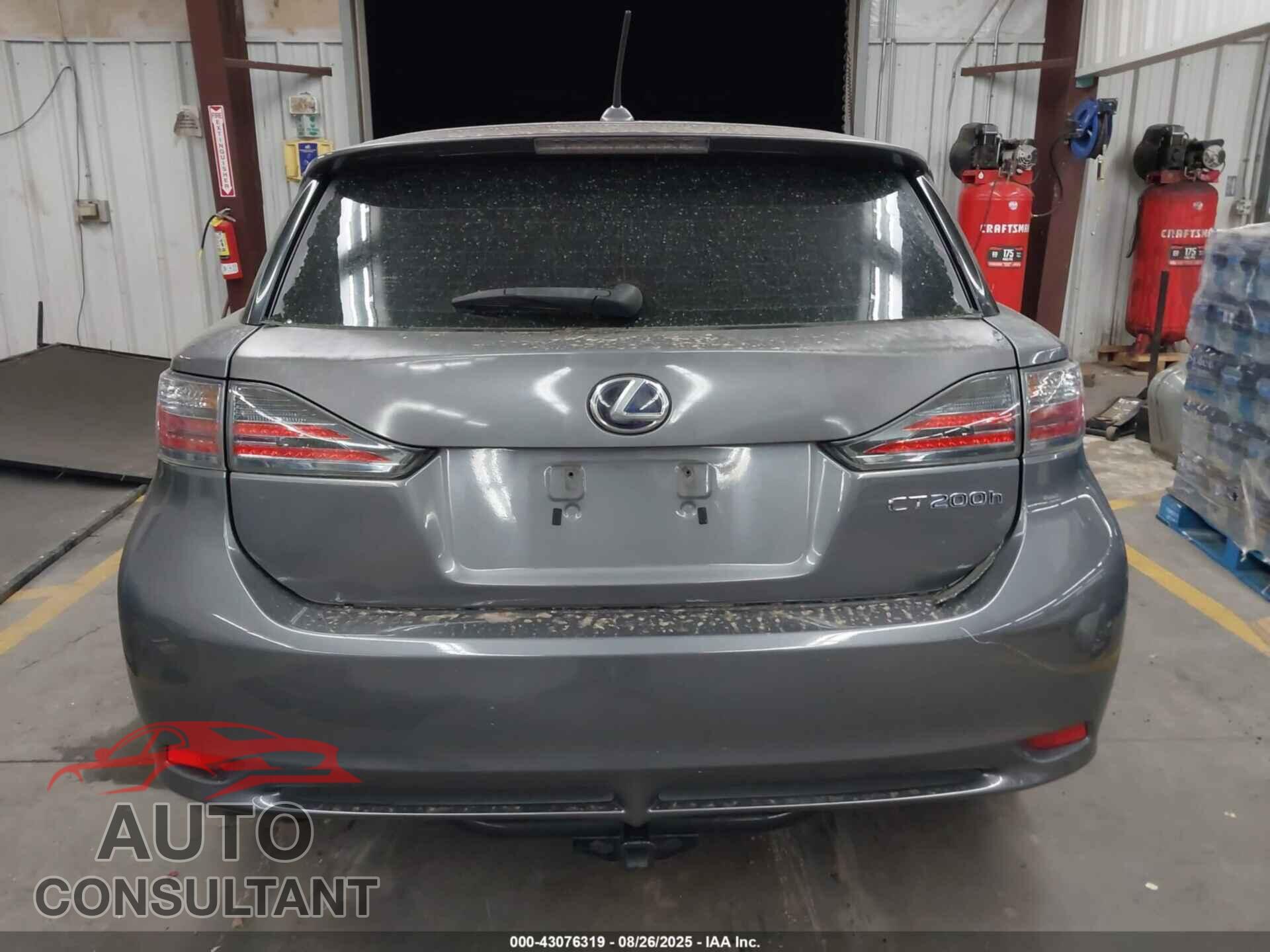 LEXUS CT 2012 - JTHKD5BH7C2050690