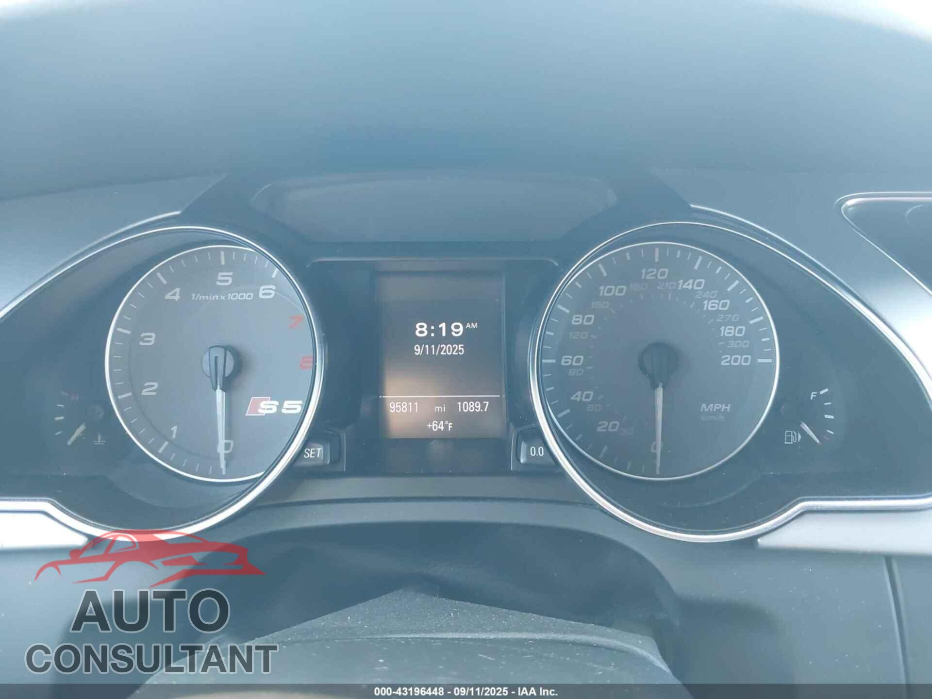 AUDI S5 2011 - WAUCGAFH2BN018479