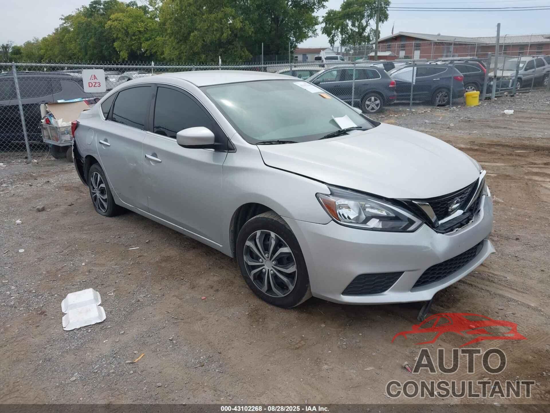 NISSAN SENTRA 2018 - 3N1AB7AP8JY245402