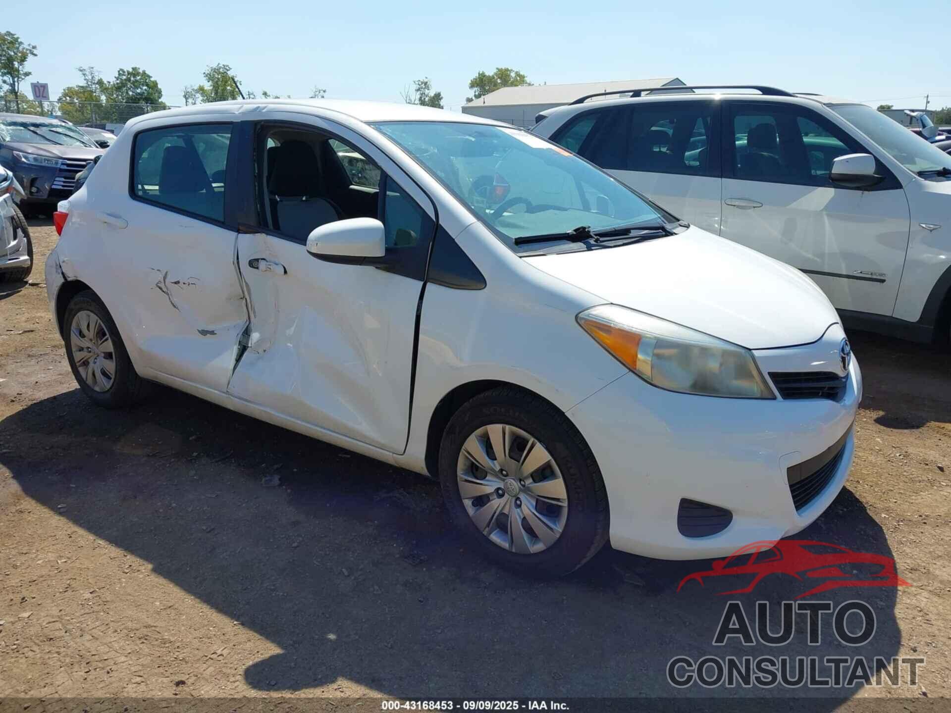 TOYOTA YARIS 2013 - JTDKTUD30DD569392