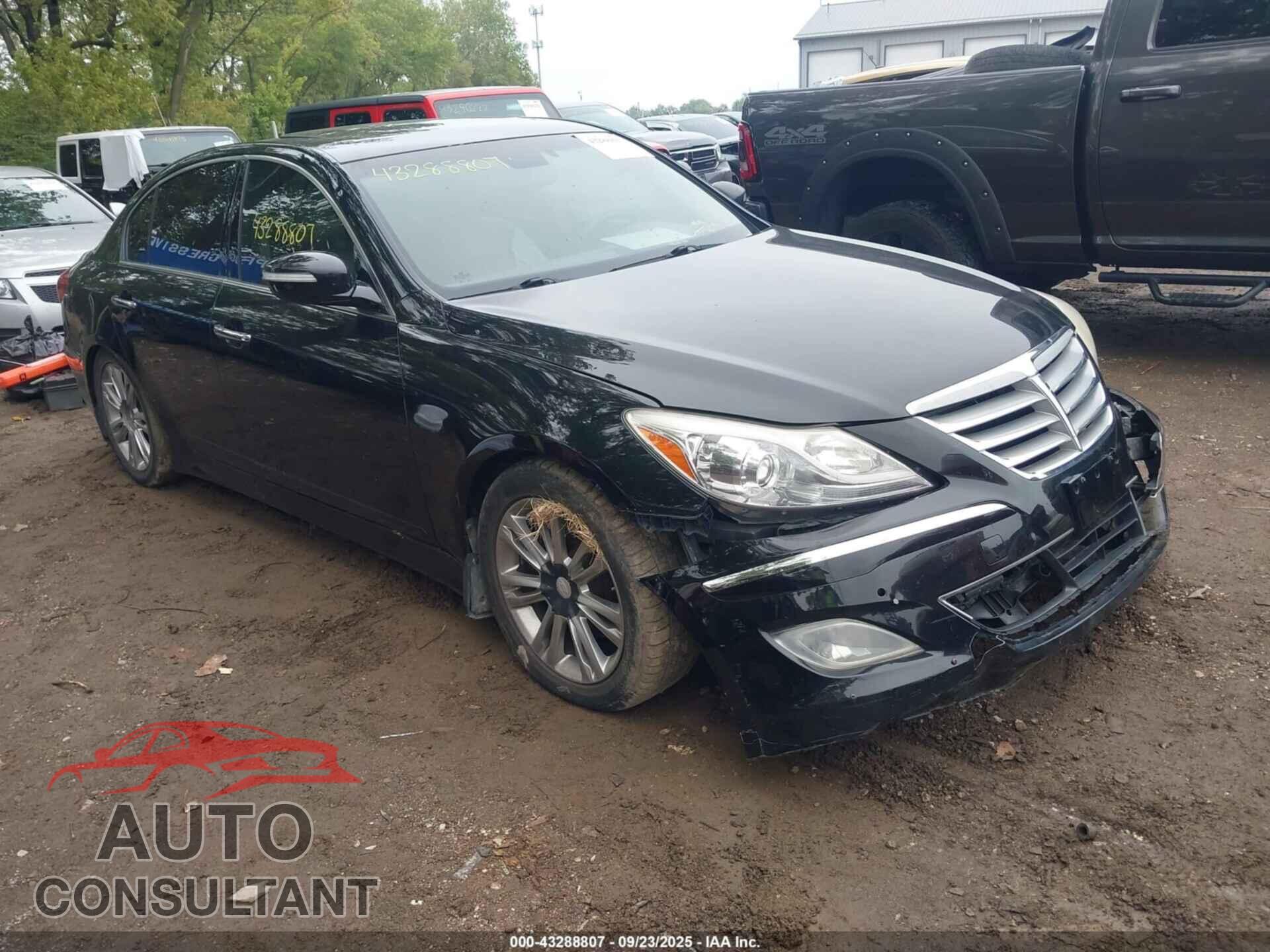 HYUNDAI GENESIS 2012 - KMHGC4DD9CU202970
