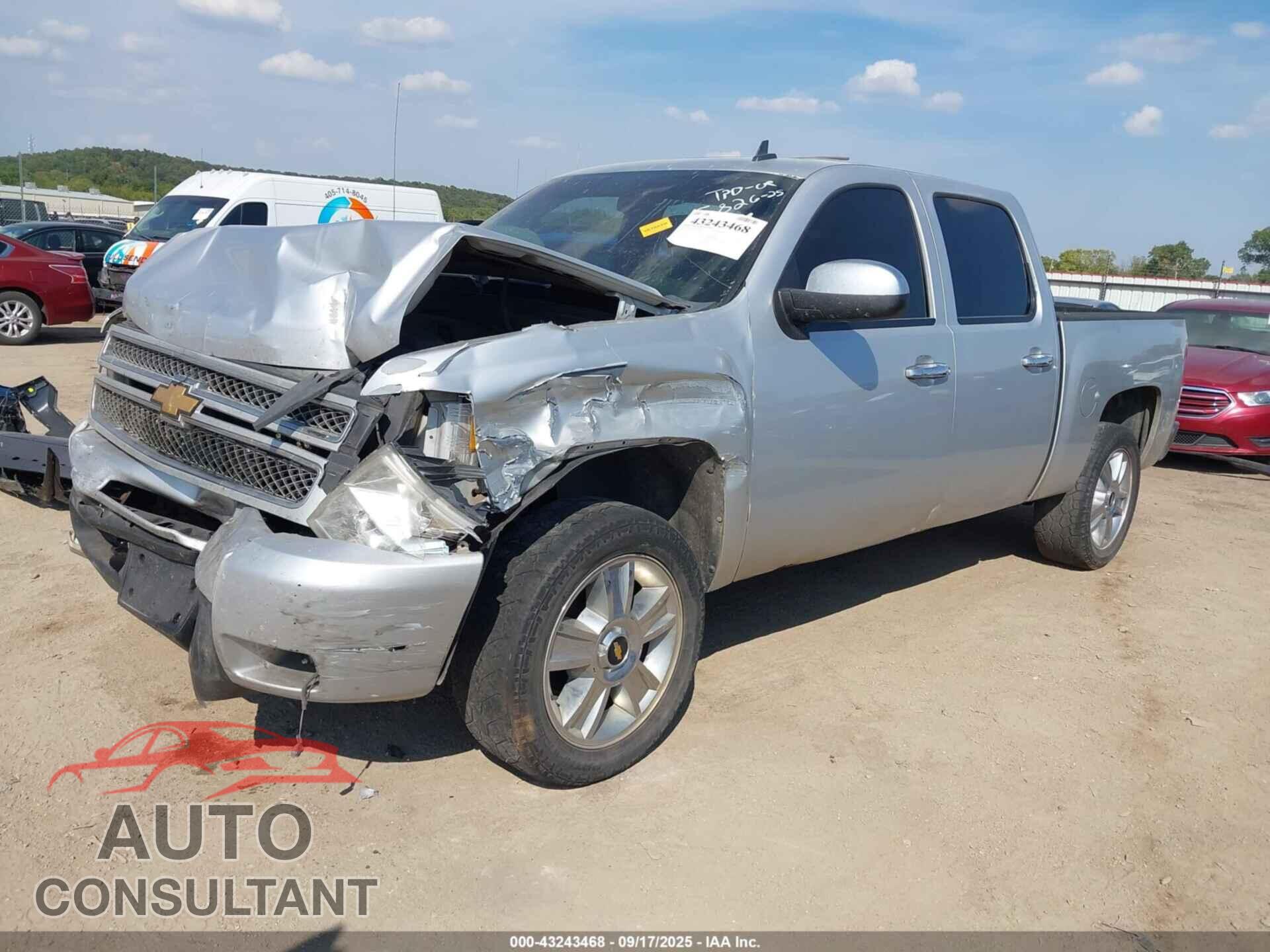 CHEVROLET SILVERADO 1500 2013 - 3GCPCTE03DG117203