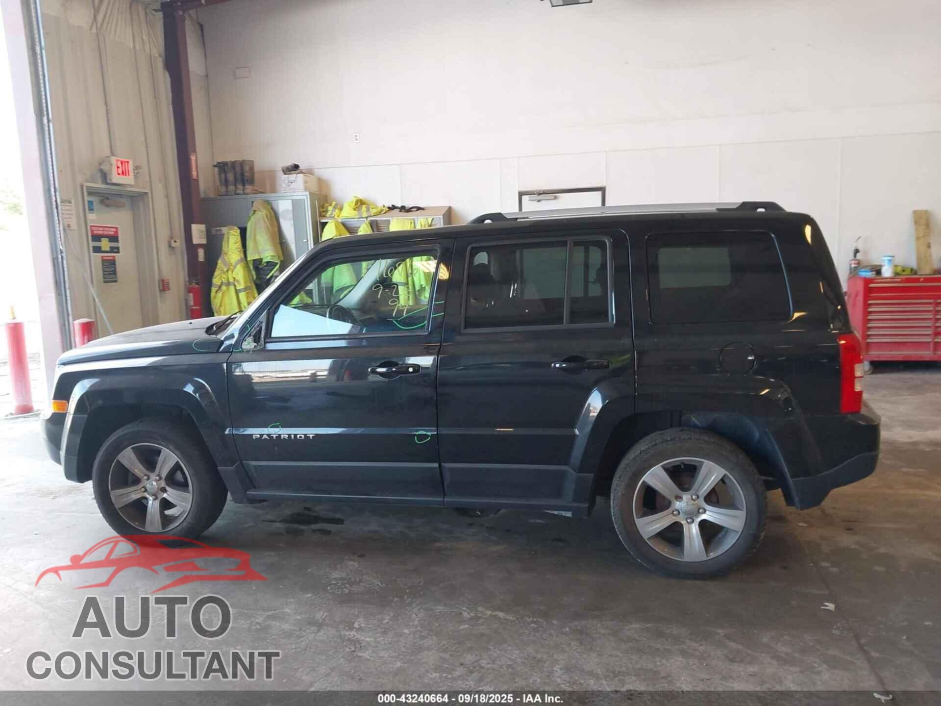 JEEP PATRIOT 2017 - 1C4NJPFA7HD118370