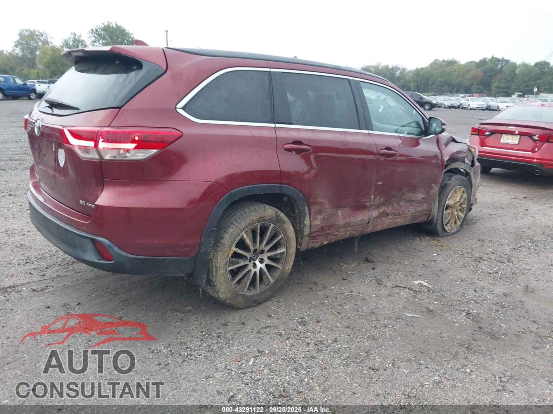 TOYOTA HIGHLANDER 2017 - 5TDJZRFH4HS466065