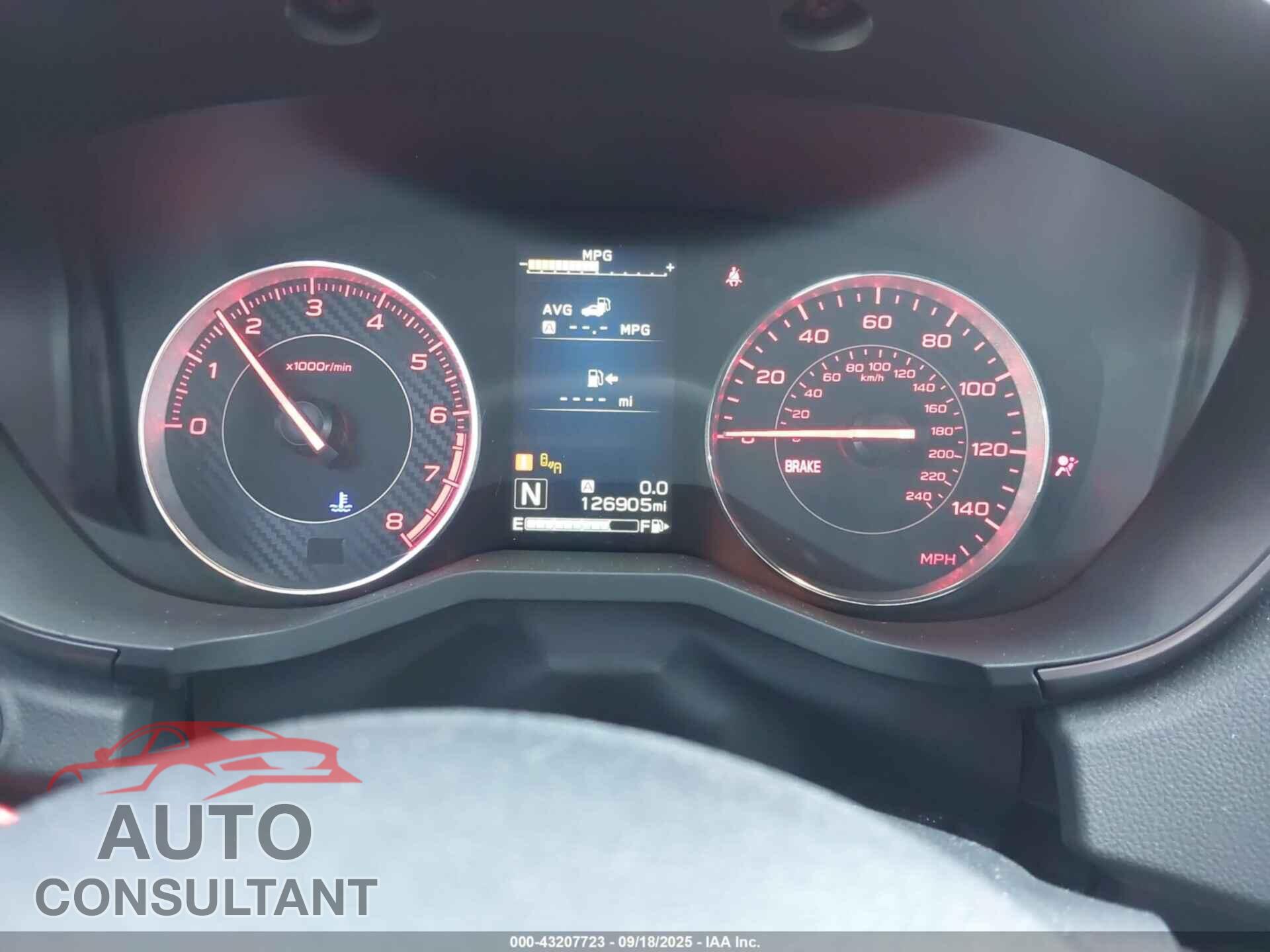 SUBARU IMPREZA 2017 - 4S3GKAL69H3626915
