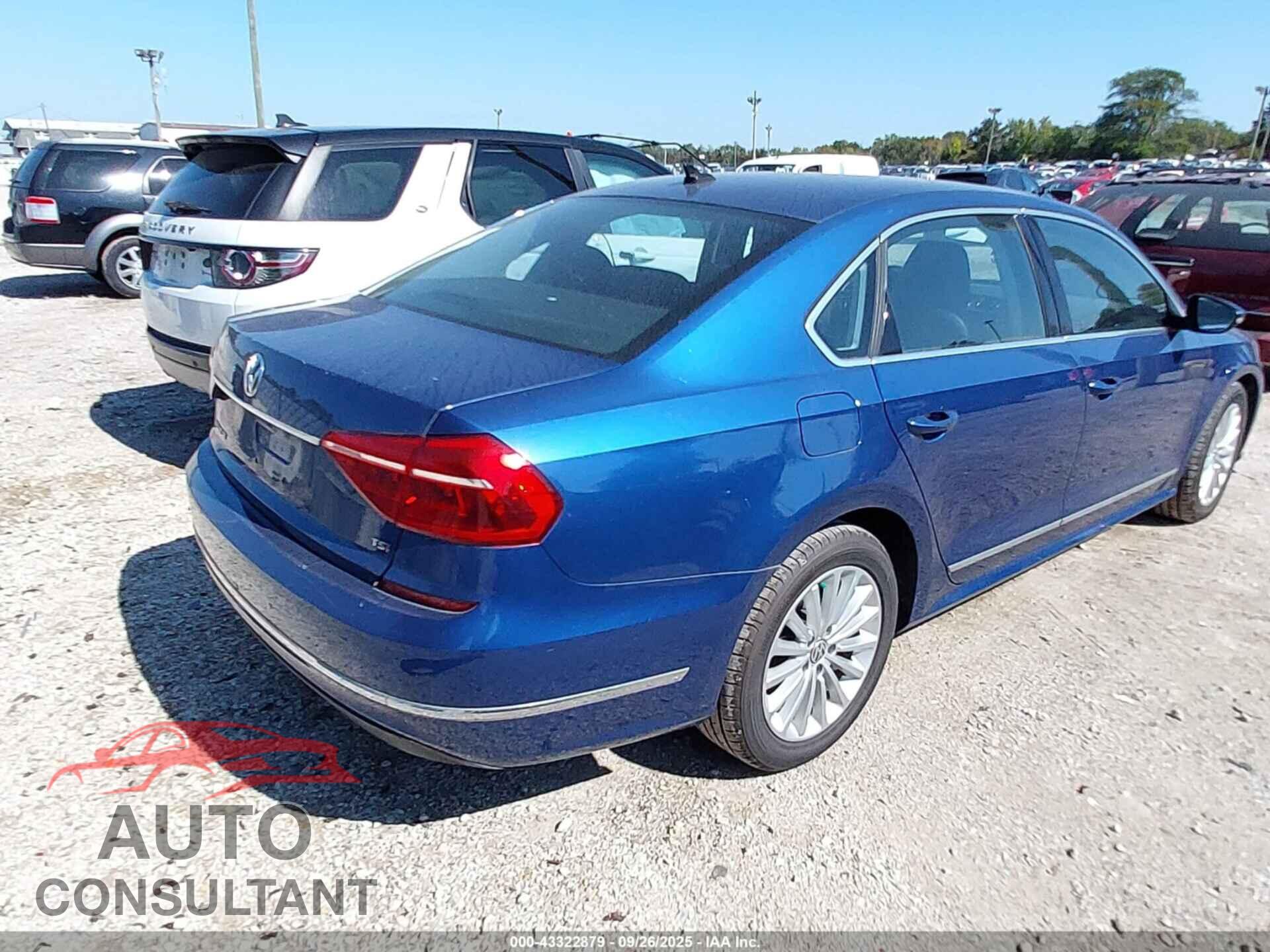 VOLKSWAGEN PASSAT 2016 - 1VWBS7A39GC060241