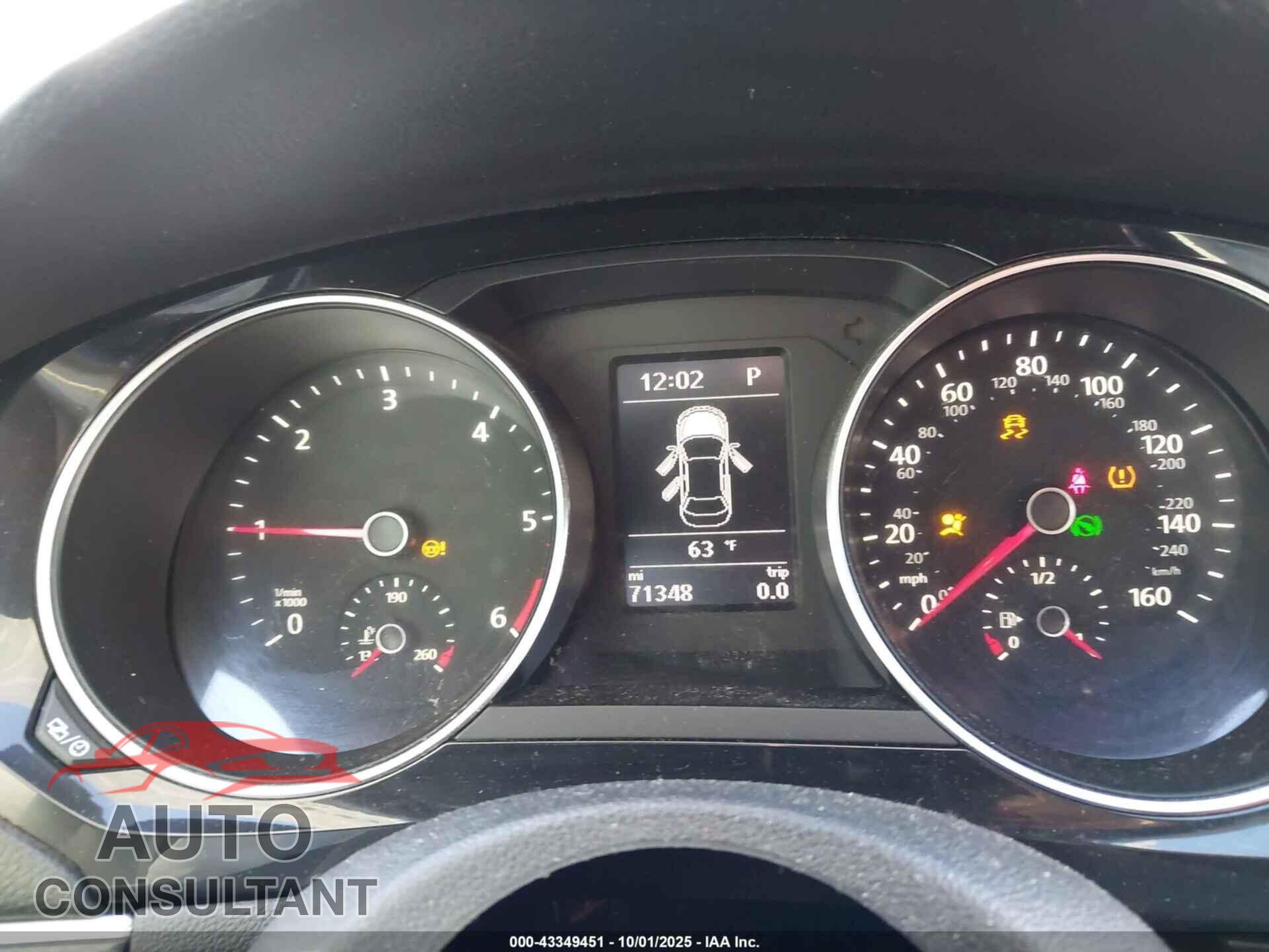 VOLKSWAGEN JETTA 2015 - 3VWLA7AJ8FM302813