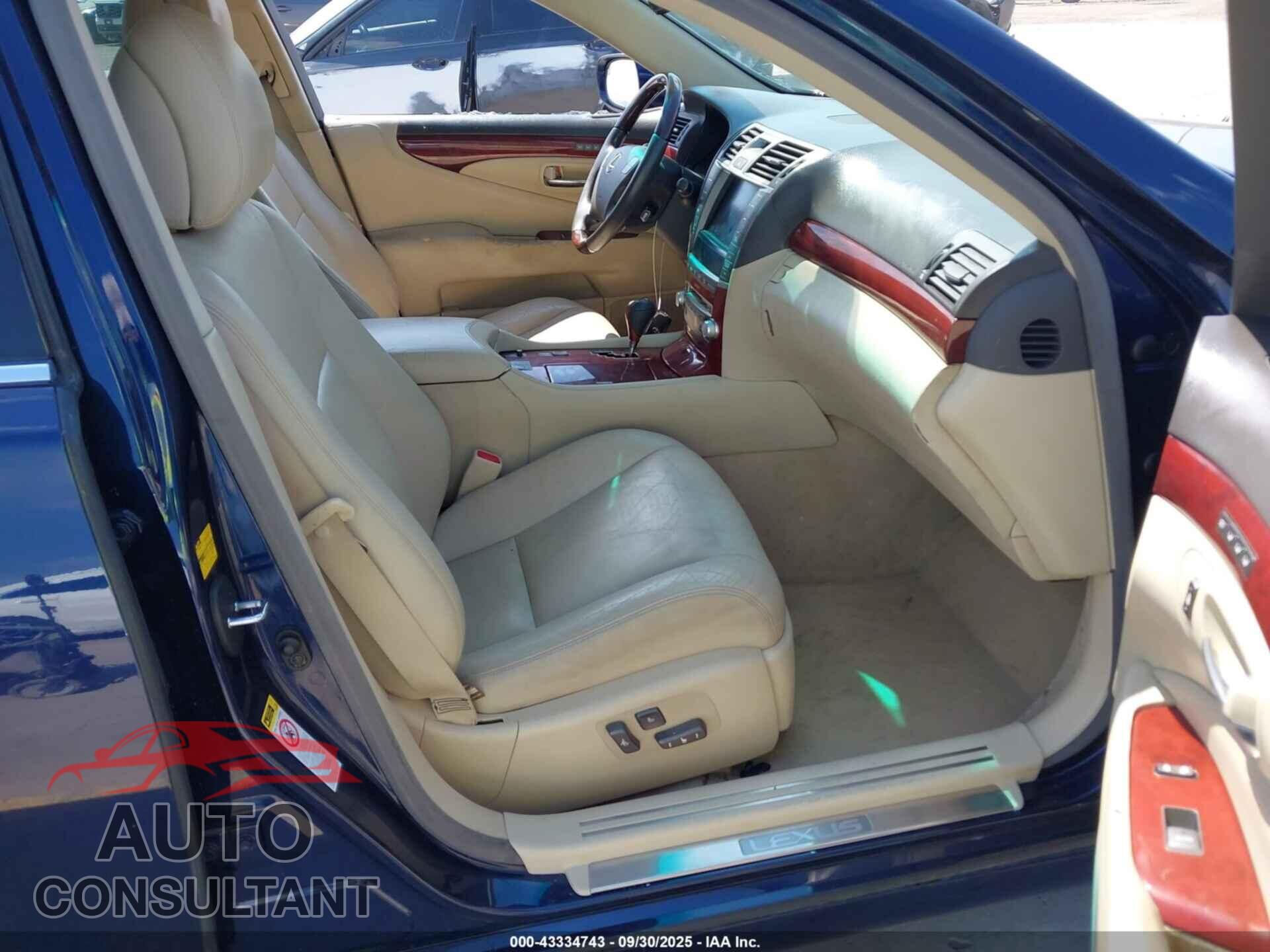 LEXUS LS 460 2011 - JTHBL5EF5B5103266