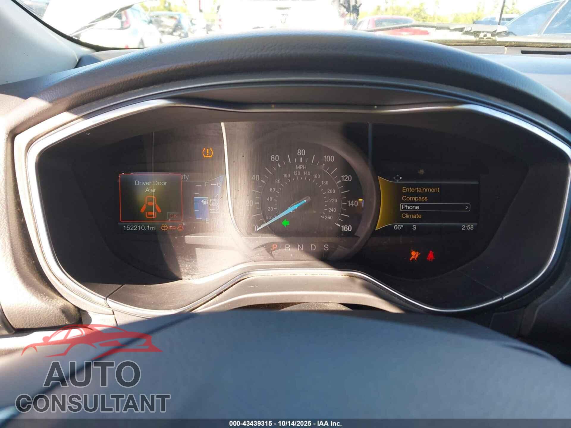 FORD FUSION 2016 - 3FA6P0K92GR129245
