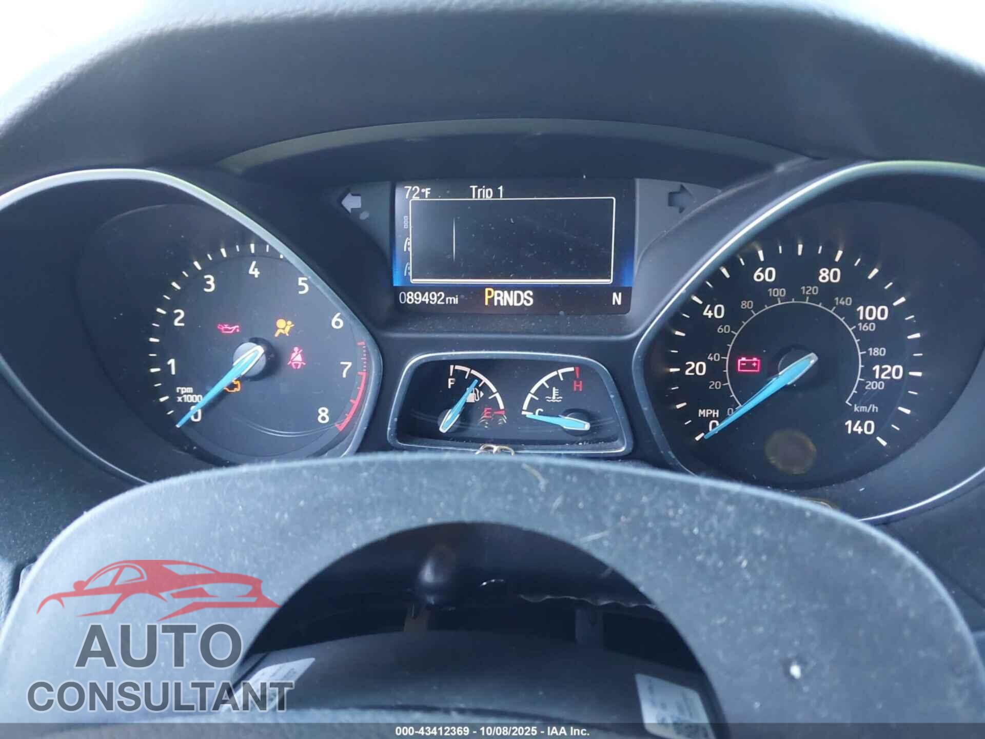 FORD FOCUS 2017 - 1FADP3H21HL270164