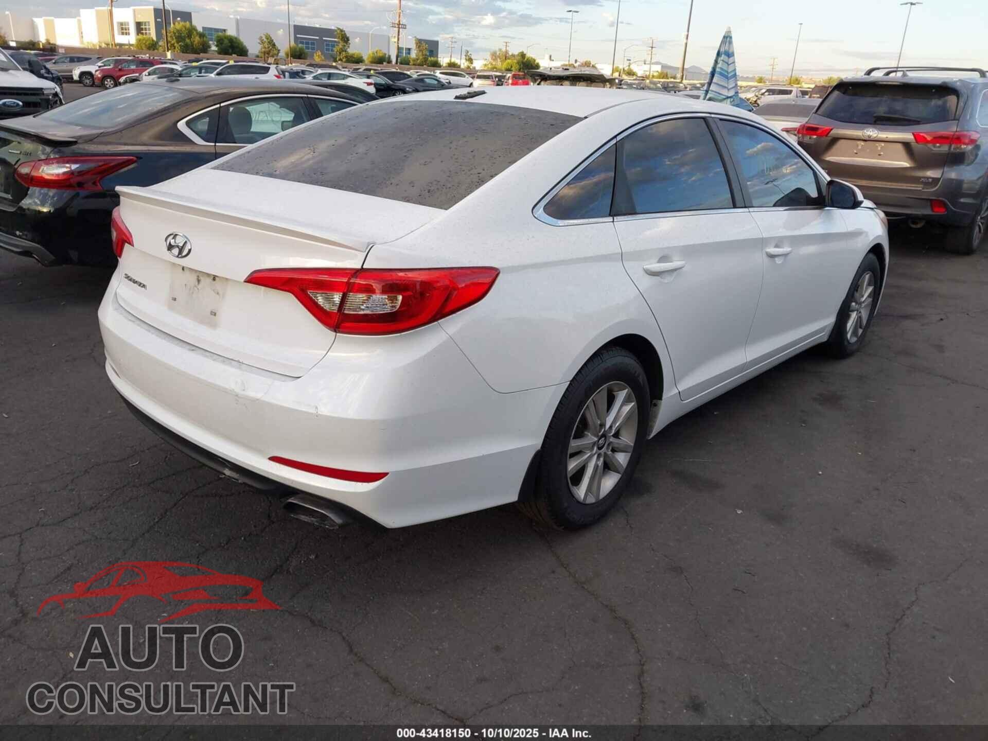 HYUNDAI SONATA 2016 - 5NPE24AF9GH280055