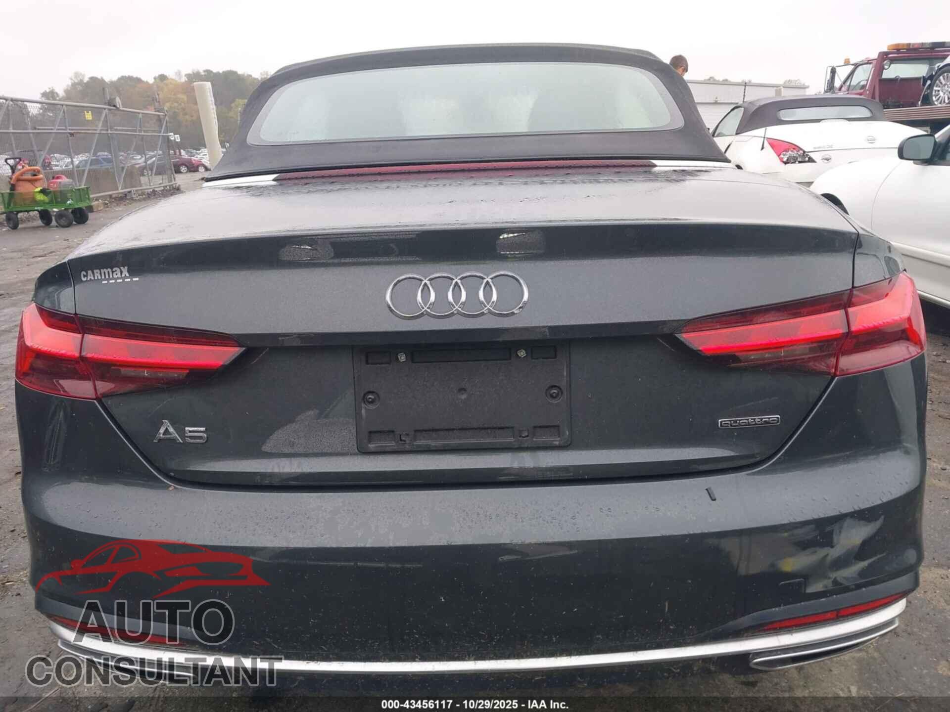 AUDI A5 CABRIOLET 2022 - WAU2AGF50NN007412