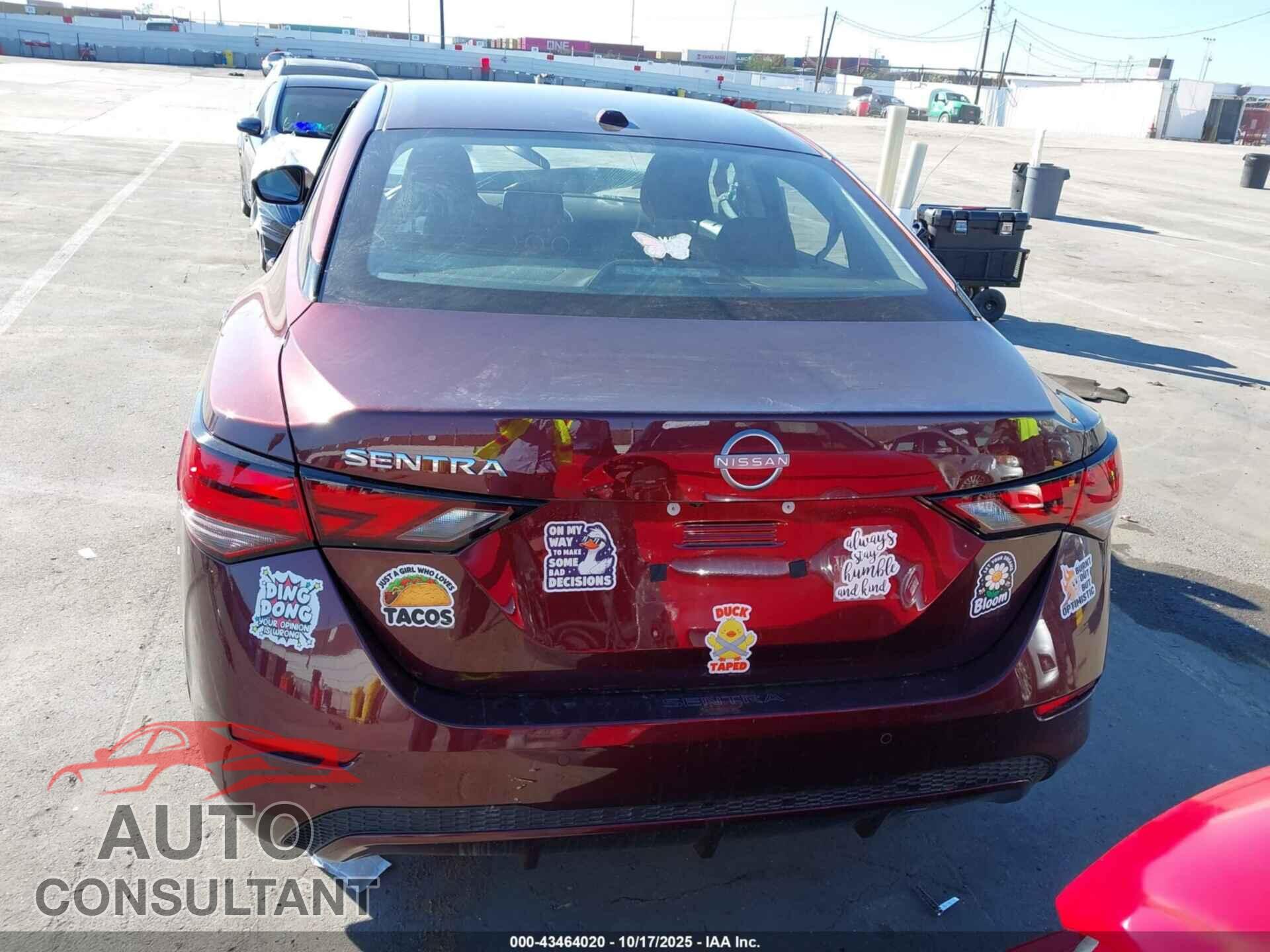 NISSAN SENTRA 2025 - 3N1AB8CV1SY263887