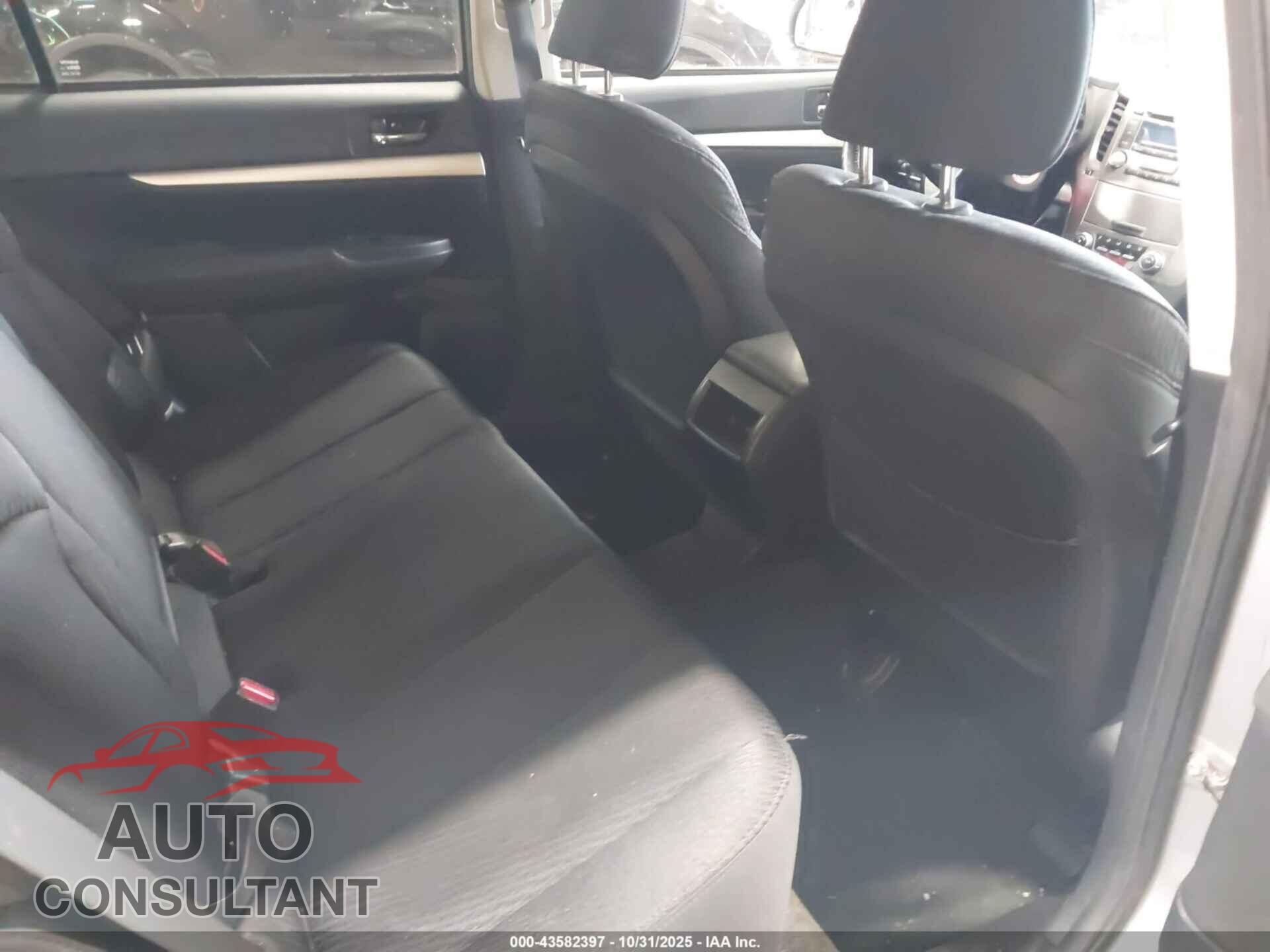 SUBARU OUTBACK 2012 - 4S4BRBCC6C3287469