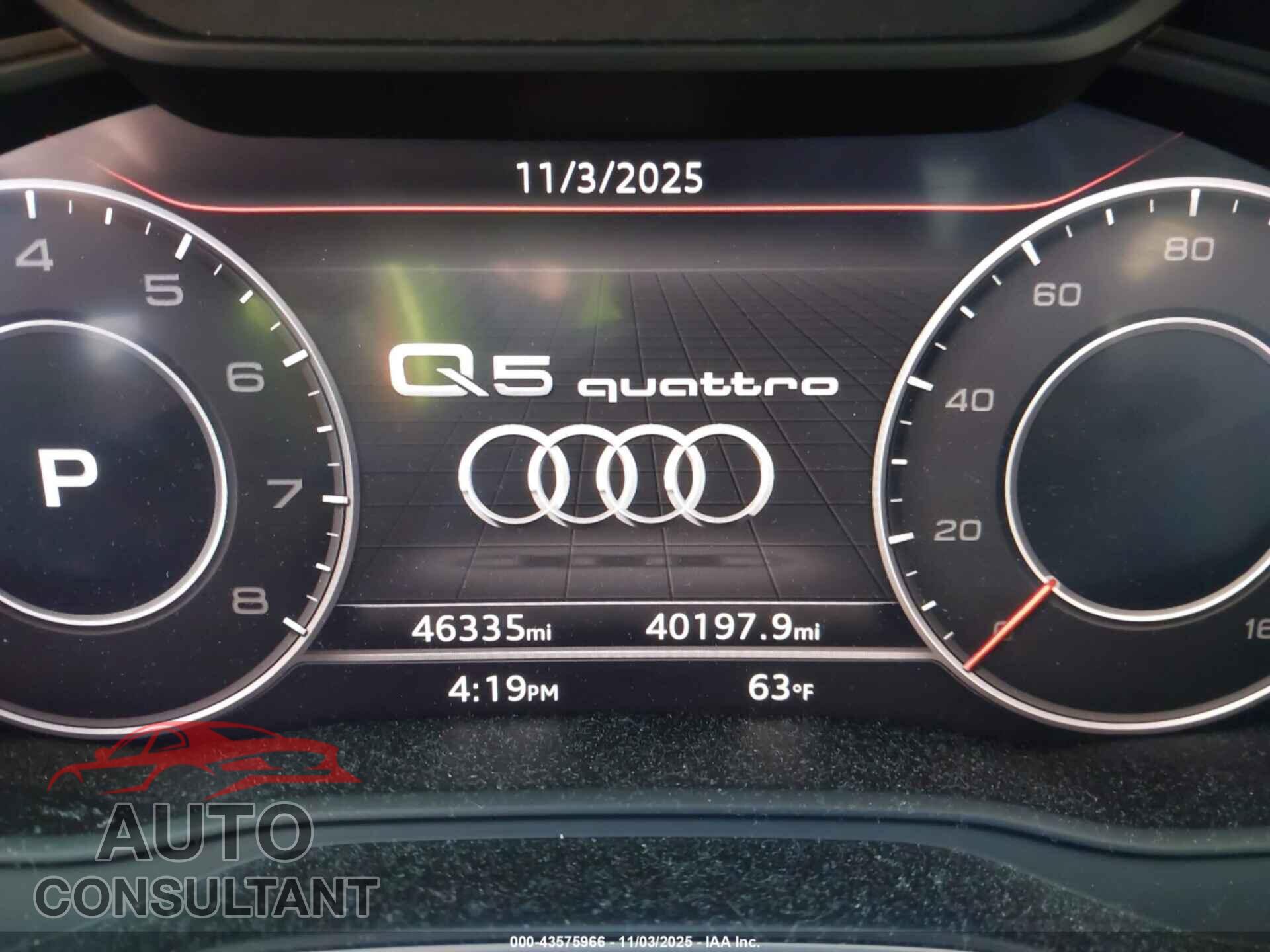 AUDI Q5 2018 - WA1CNAFY9J2140520