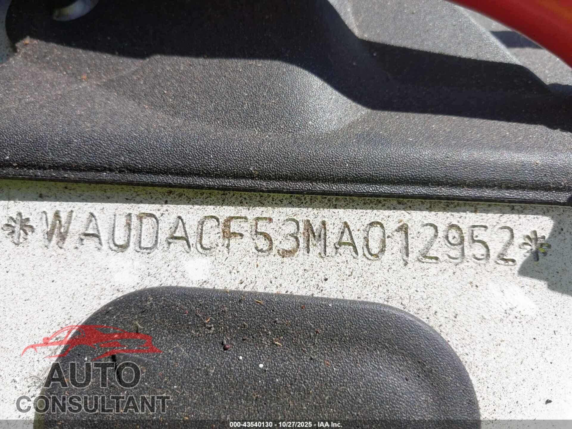 AUDI A5 SPORTBACK 2021 - WAUDACF53MA012952